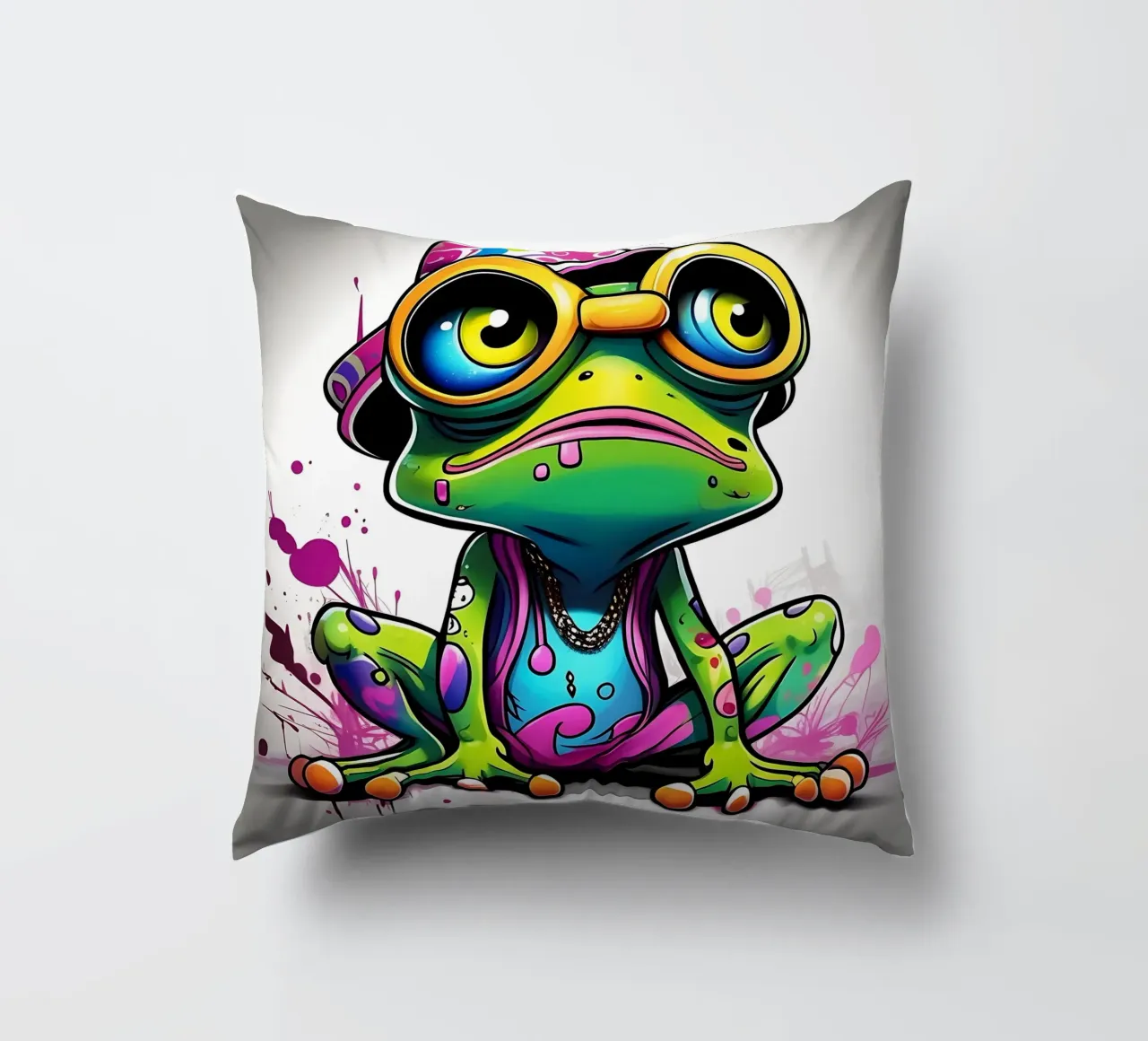 Stile_Rana_K_1 cuscino da Tierisch bunt by LK