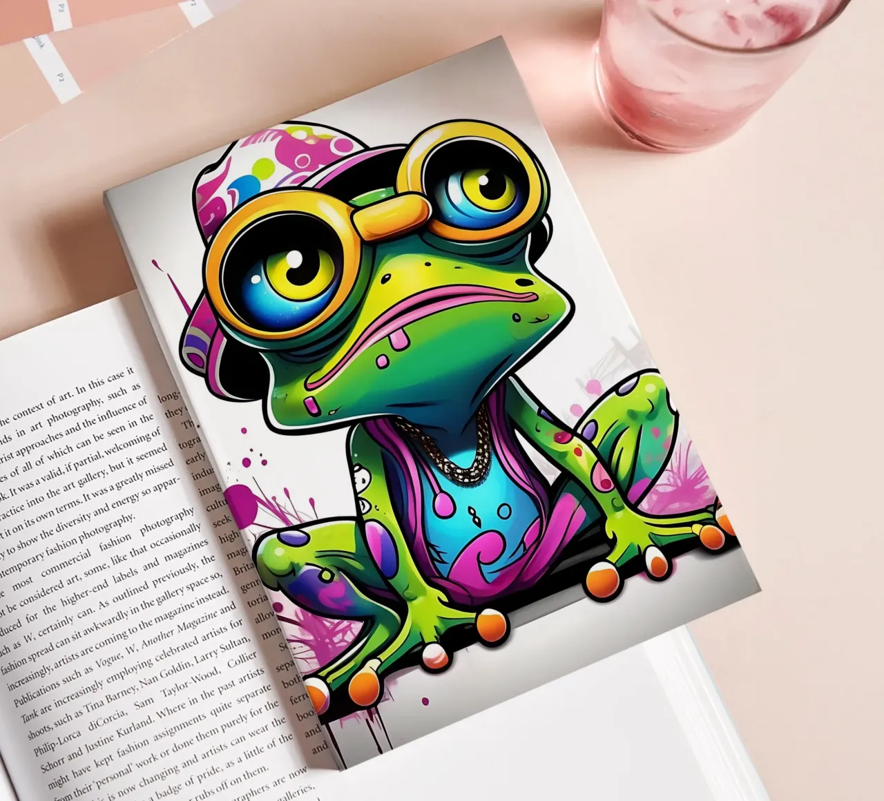 Frog_style_K_1 notebook by Tierisch bunt by LK