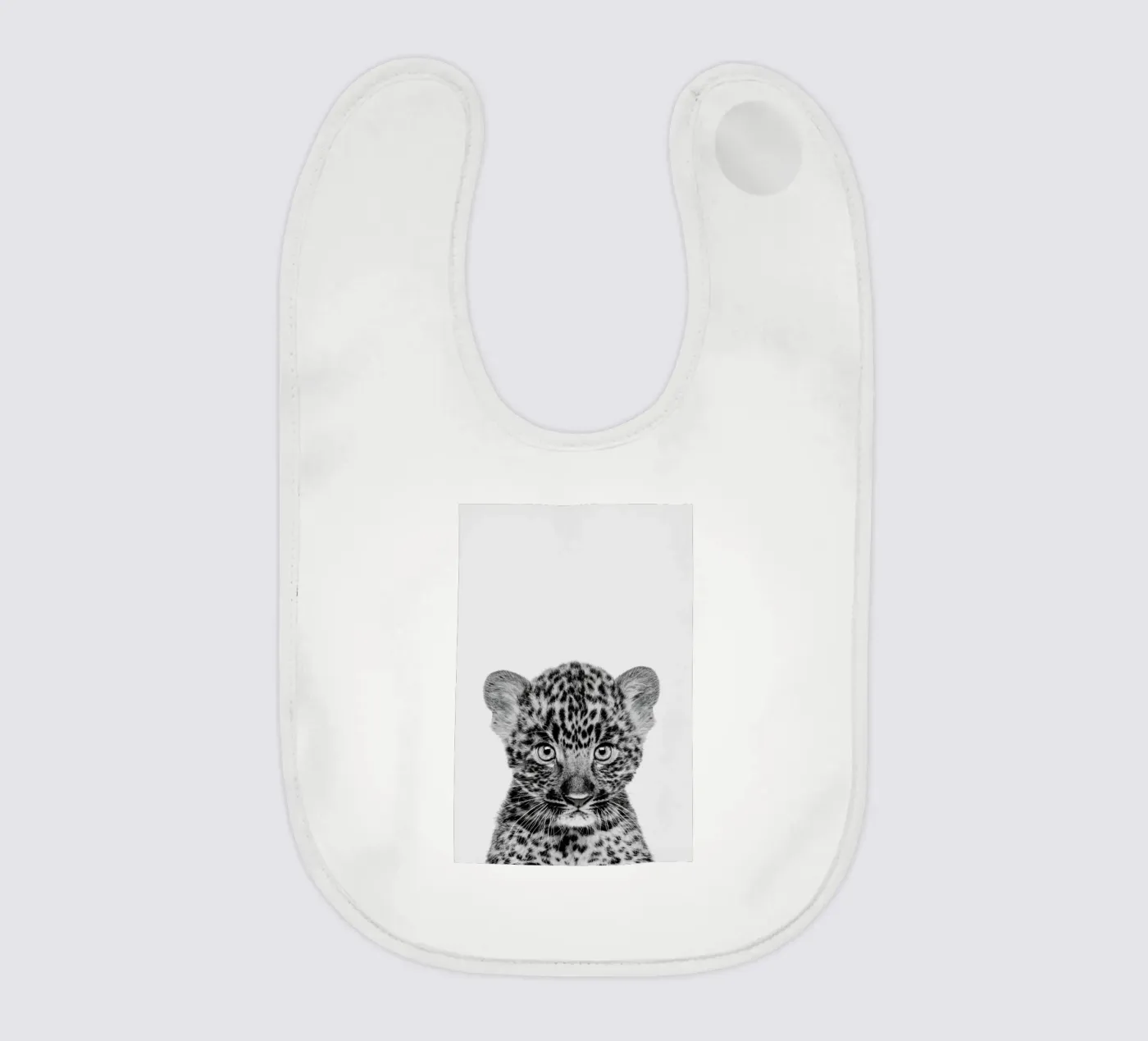 Leopard Classic baby bib by Paws & Claws