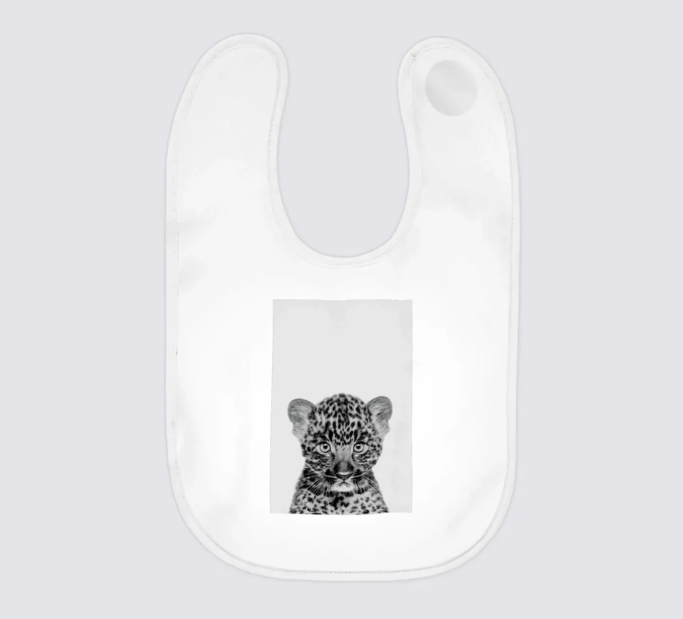 Leopard Classic baby bib by Paws & Claws