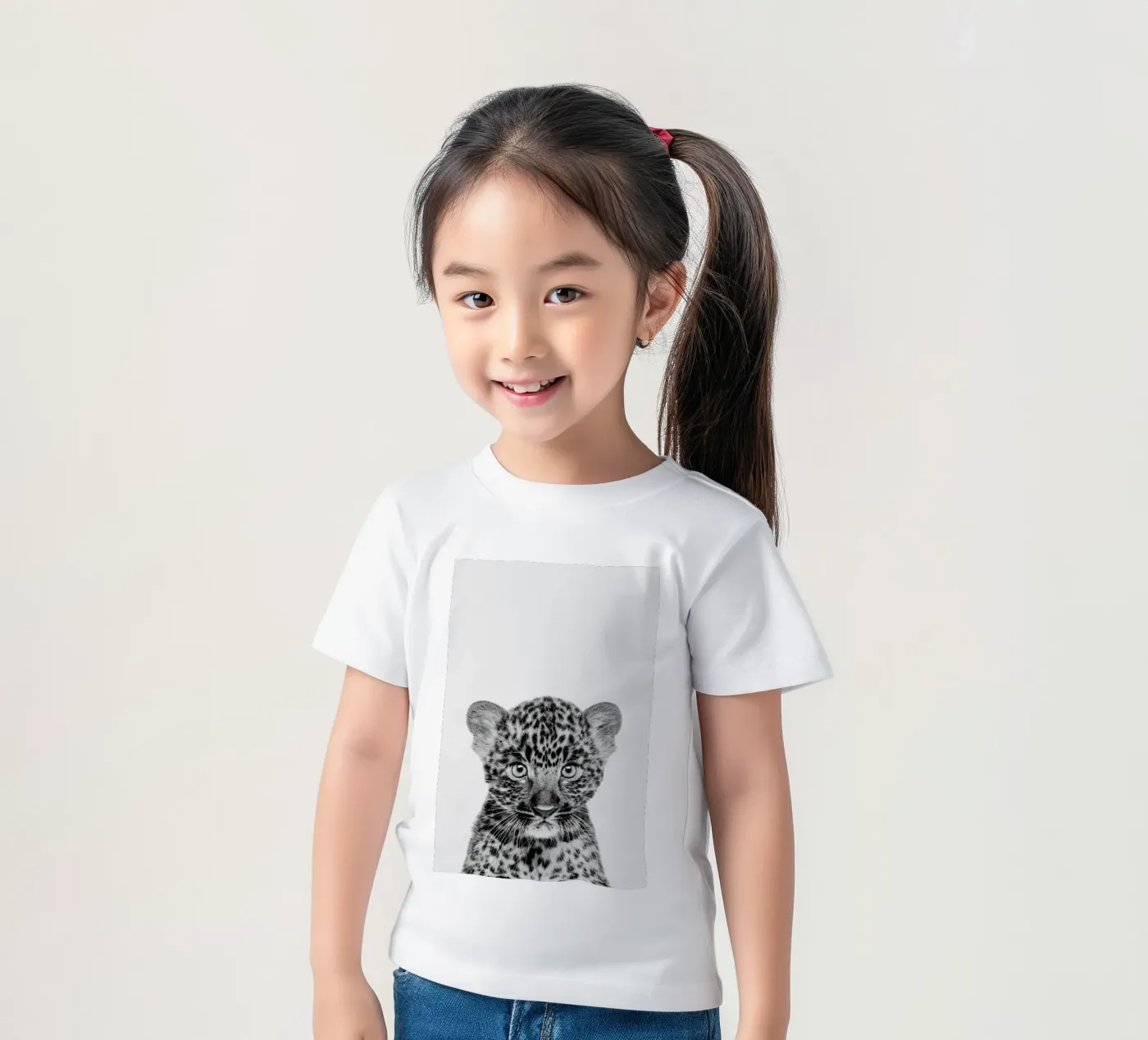 Leopard Classic kinder t-shirt van Paws & Claws
