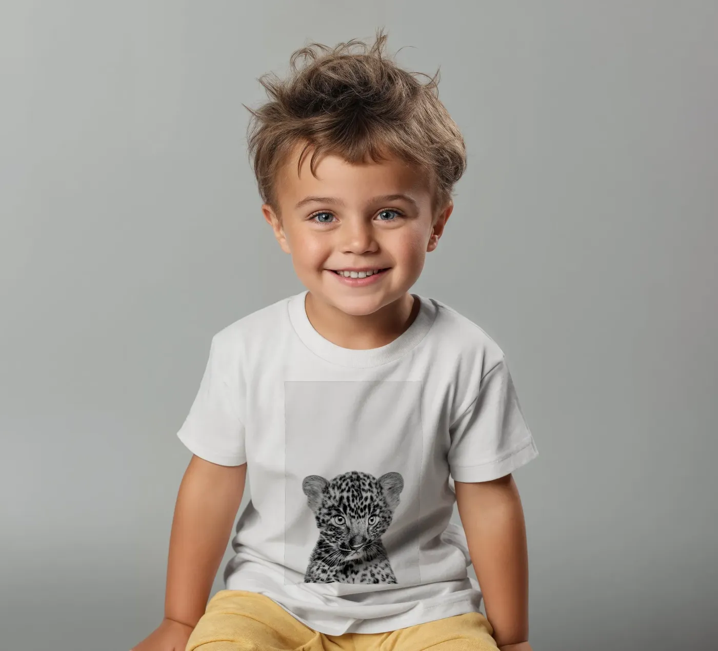 Leopard Classic kinder t-shirt van Paws & Claws