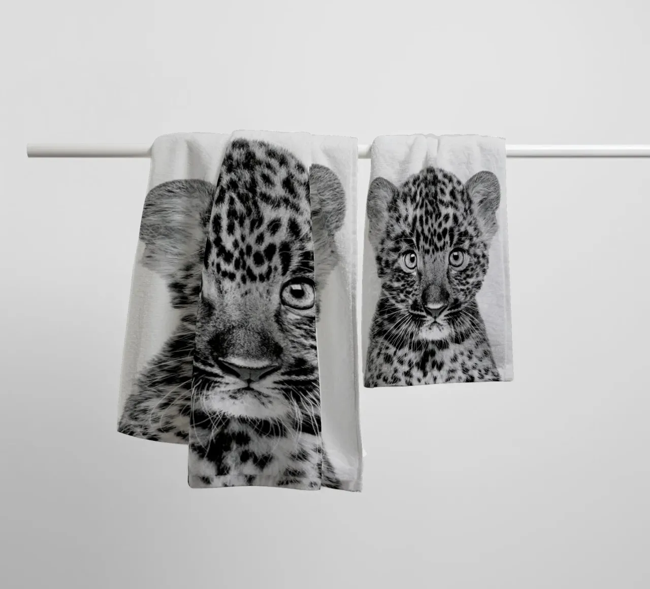 Leopard Classic badhanddoek van Paws & Claws