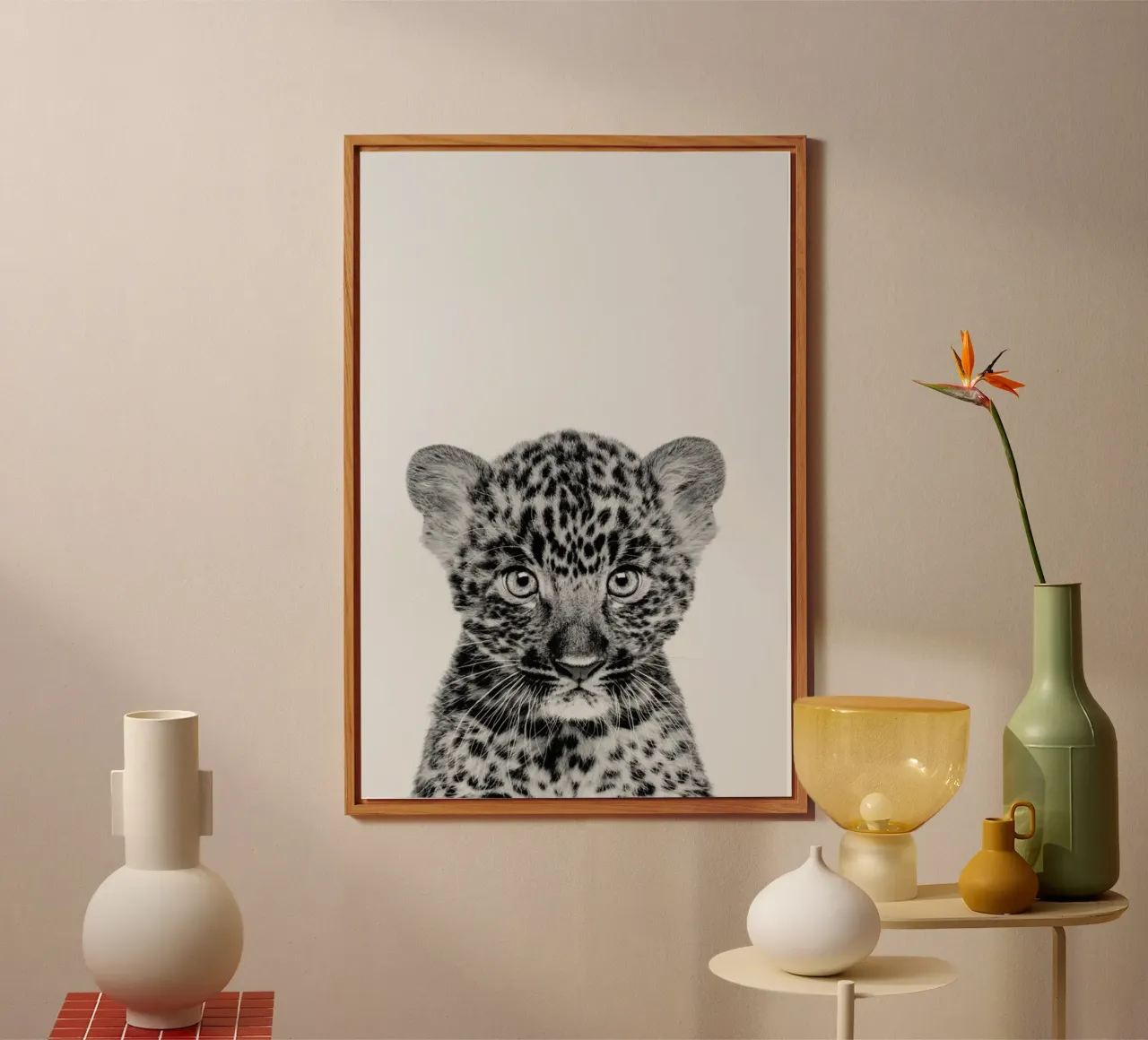 Leopard Classic forex plate by Paws & Claws