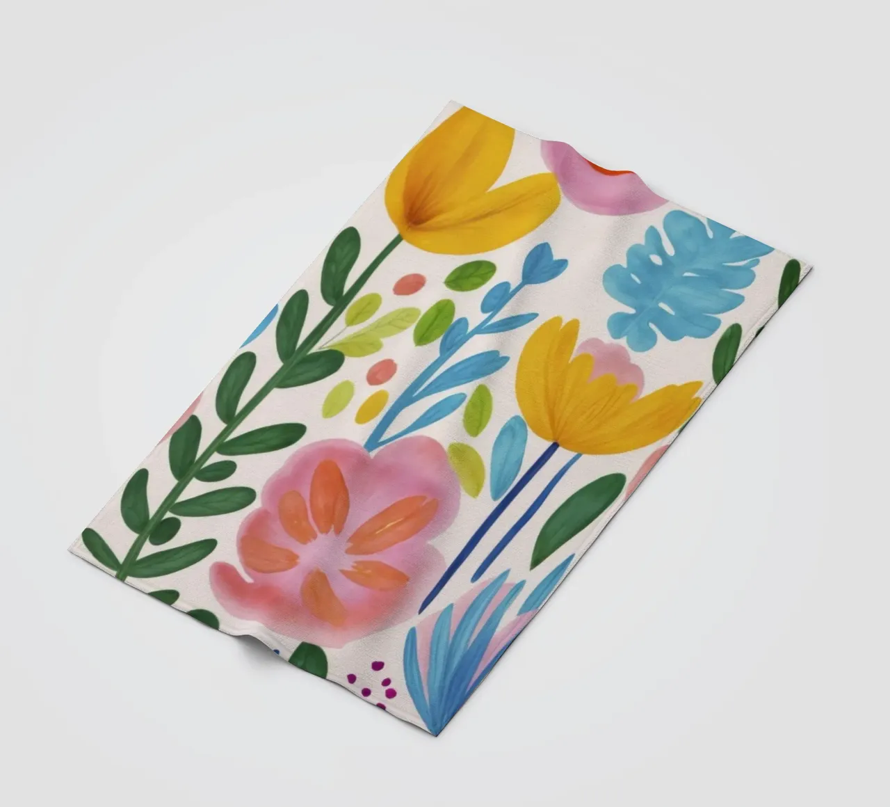 Un estroso prato di fiori selvatici coperta in pile da Andrea Haase Modern Home