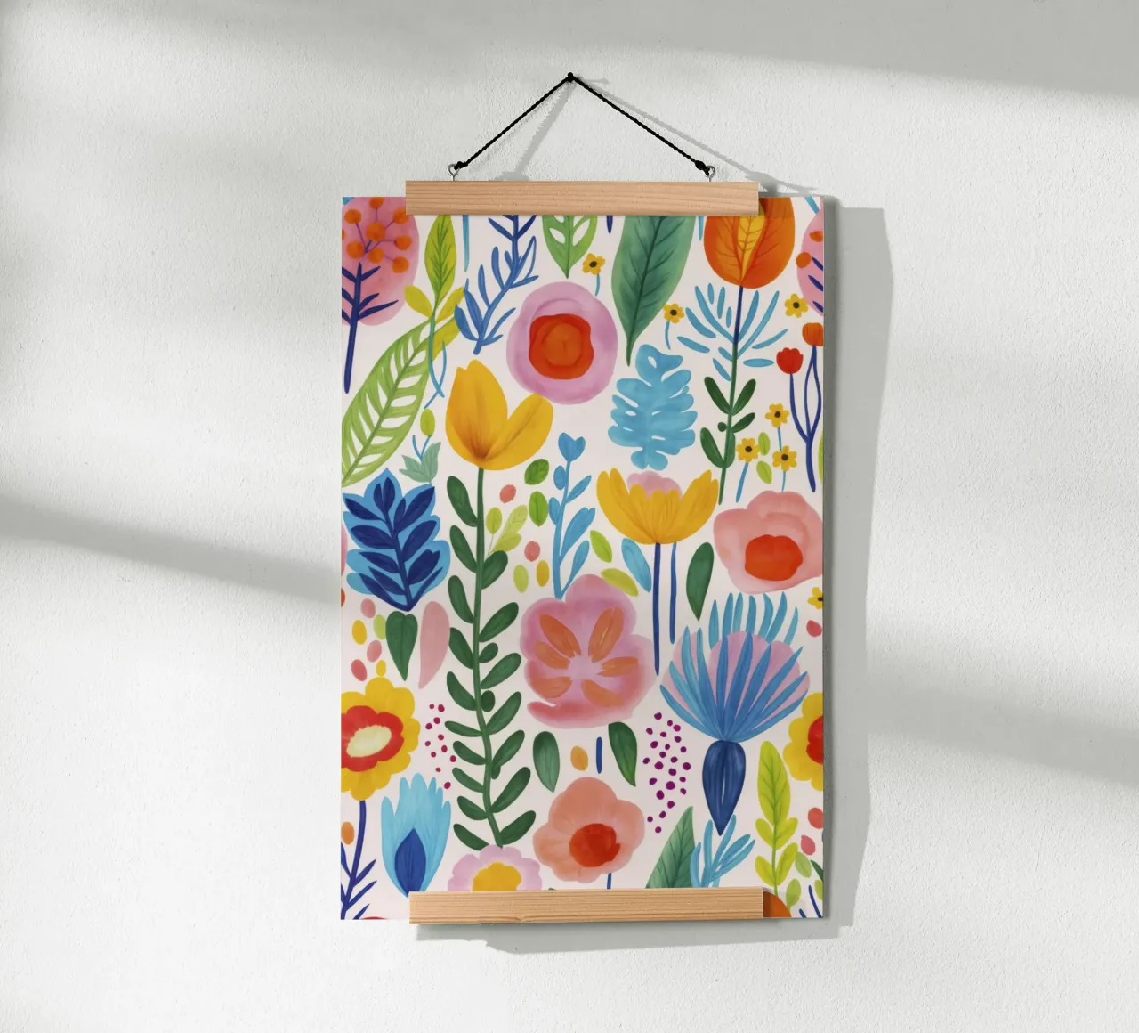 Un estroso prato di fiori selvatici carta hahnemühle da Andrea Haase Modern Home