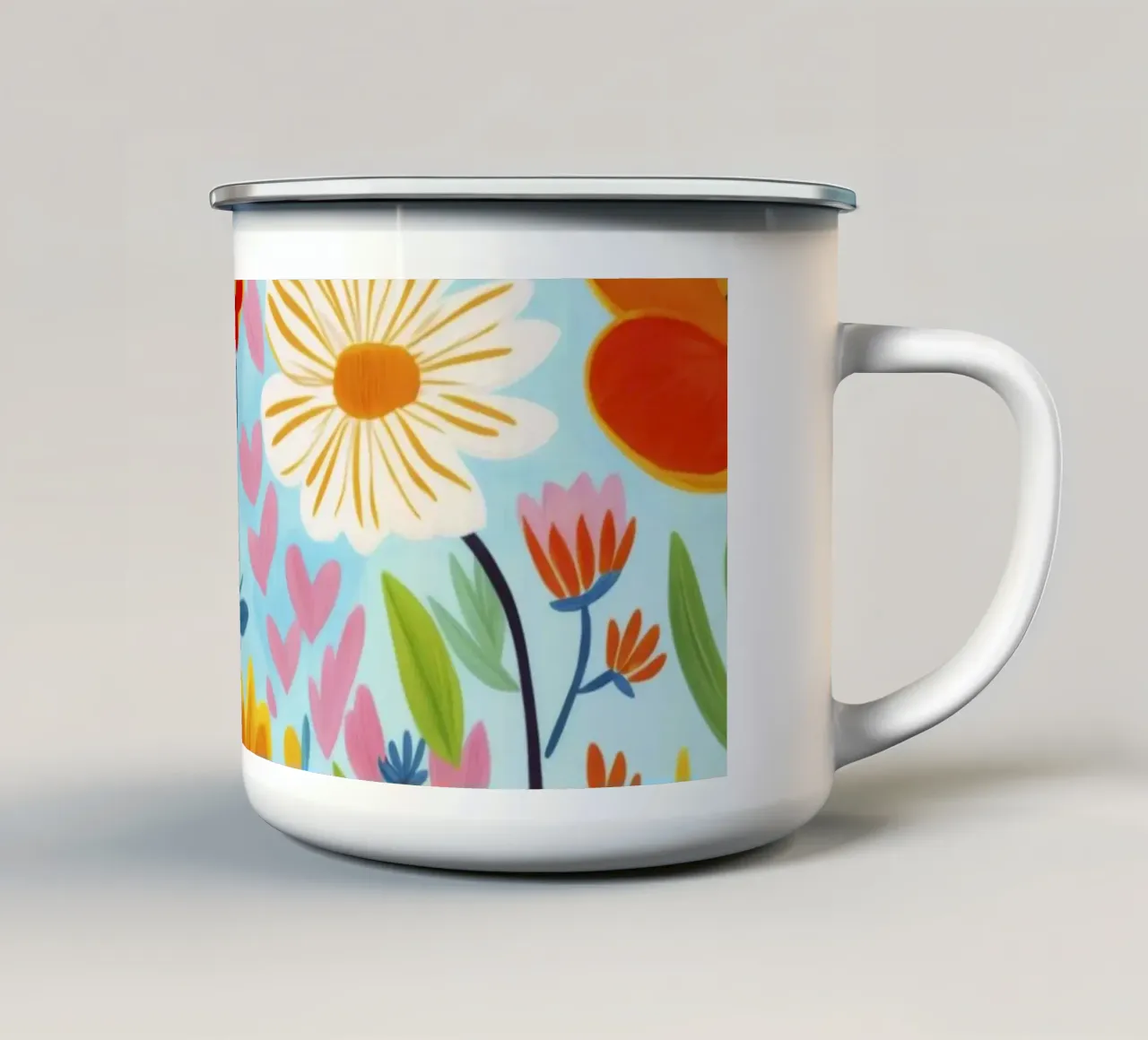 Stravaganti erbacce estive tazza in smalto da Andrea Haase Modern Home