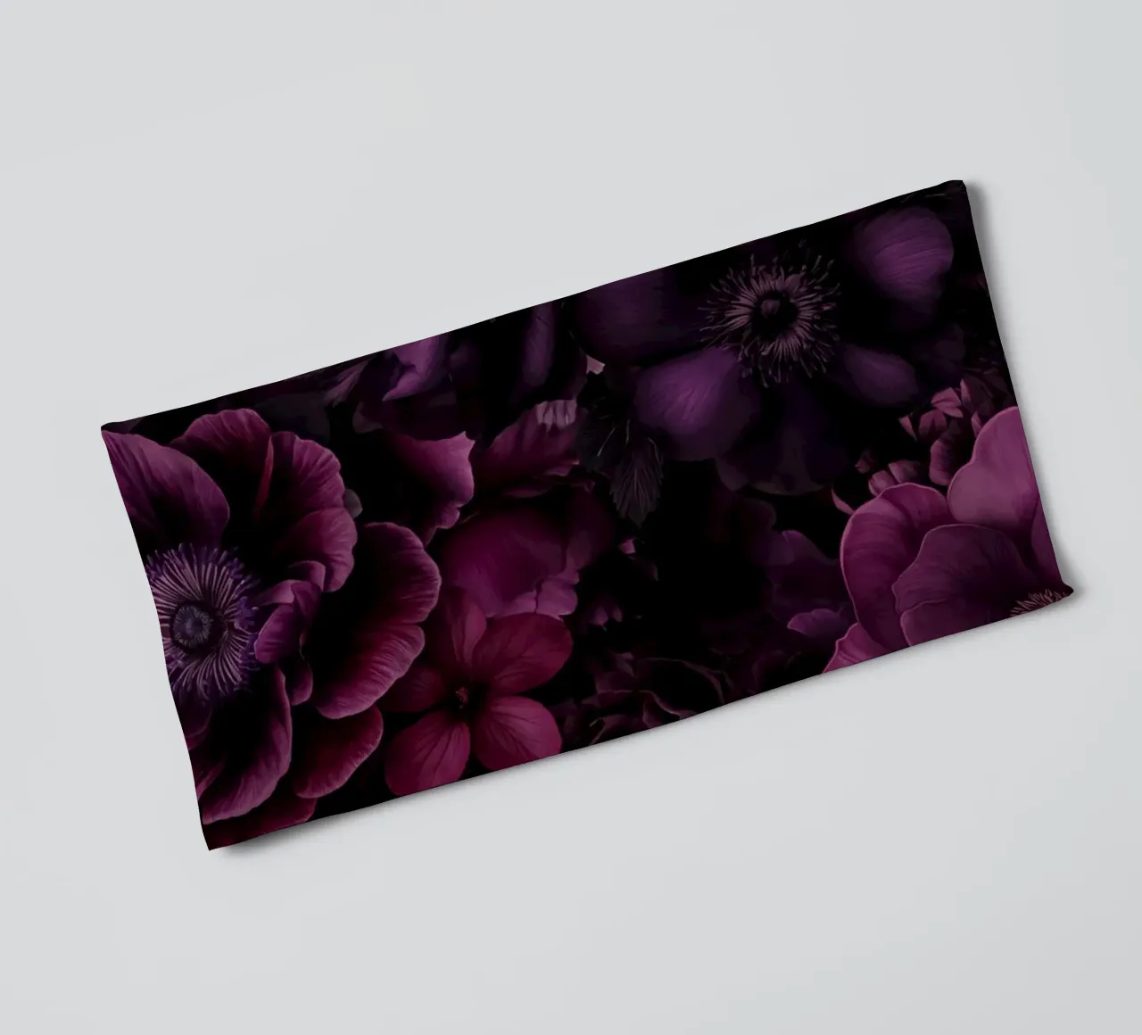 Bloemen Symfonie Mauve Roze badhanddoek van Andrea Haase Floral Passion