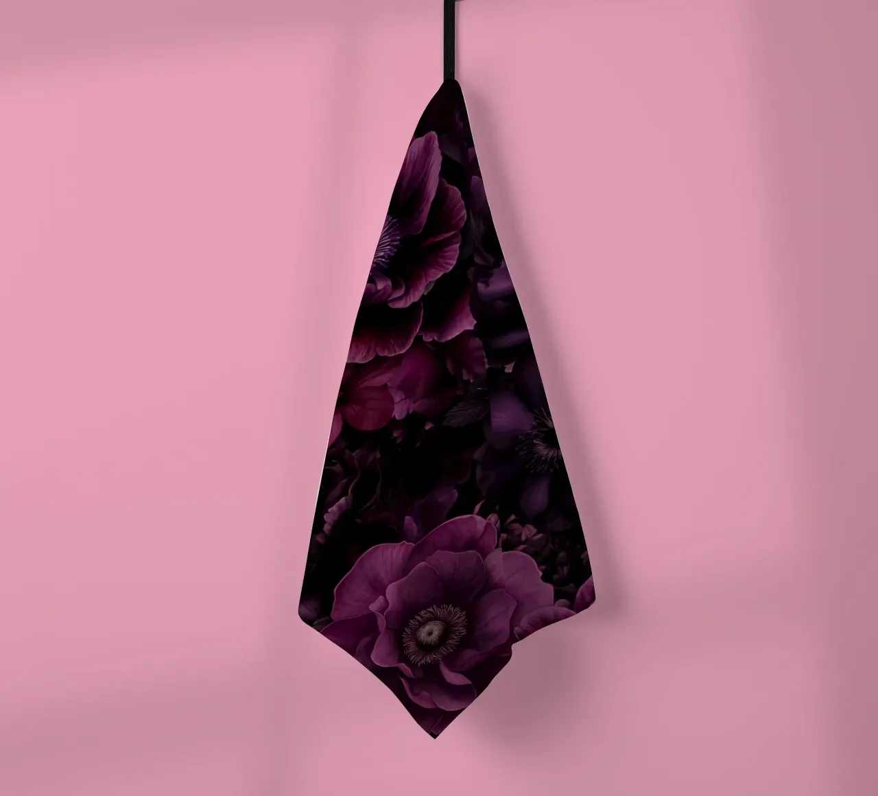 Bloemen Symfonie Mauve Roze theedoek van Andrea Haase Floral Passion