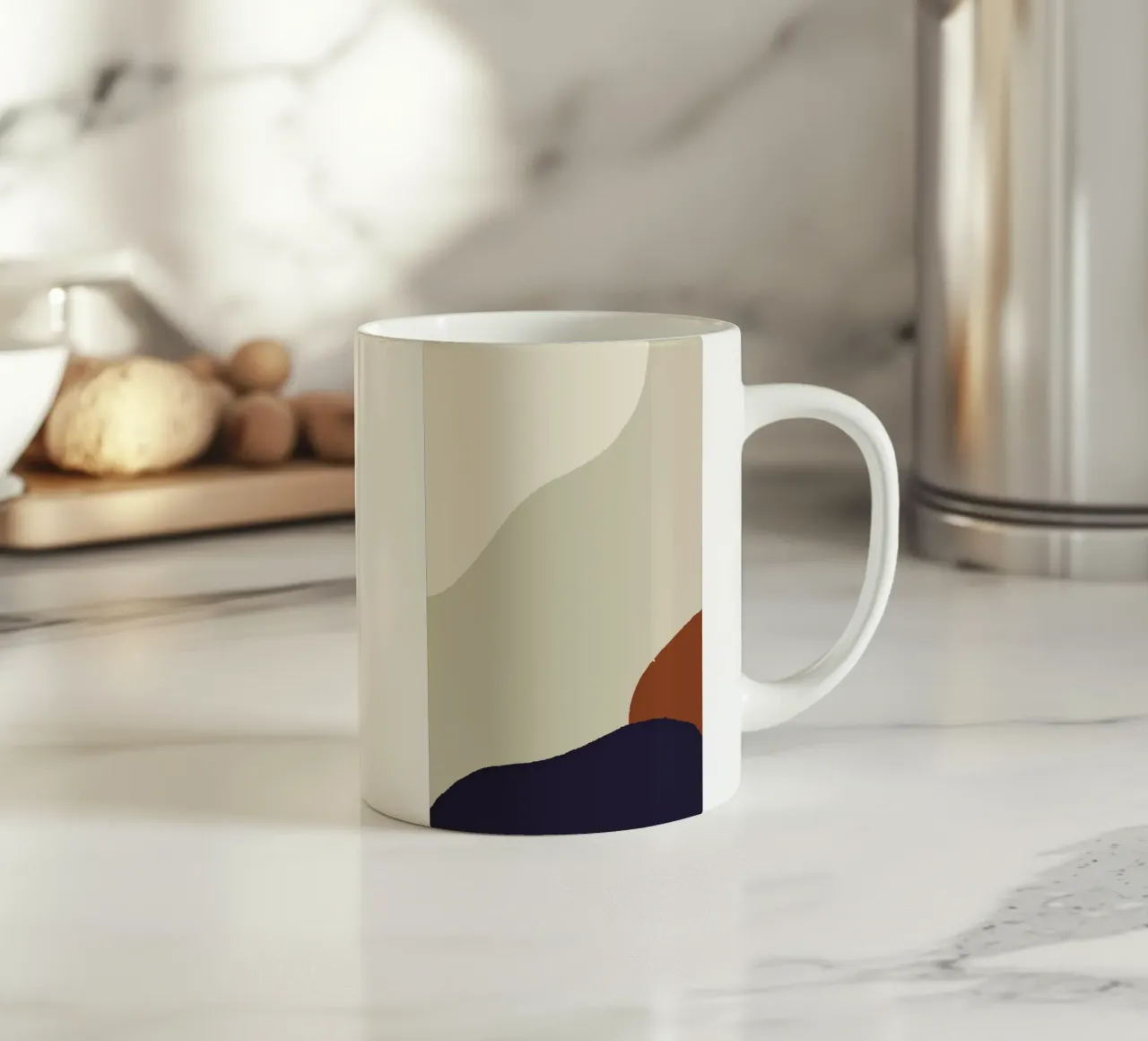 Movement 4 tazza in ceramica da Pure