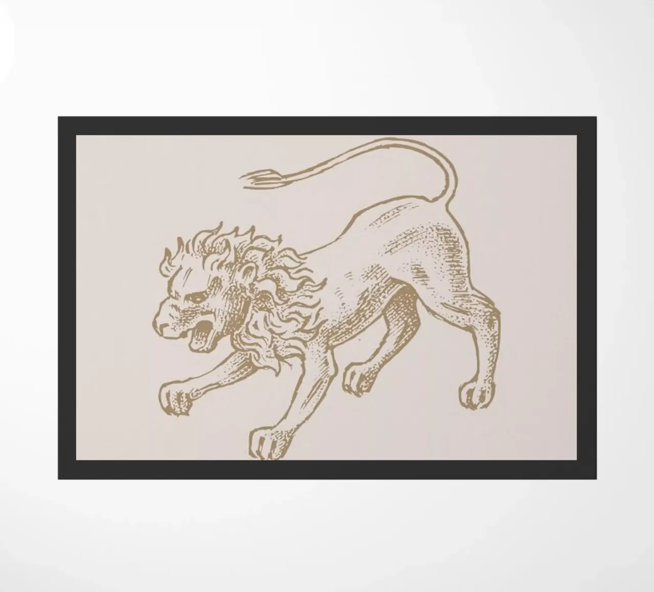 Leo Fußmatte von Flora & Fauna