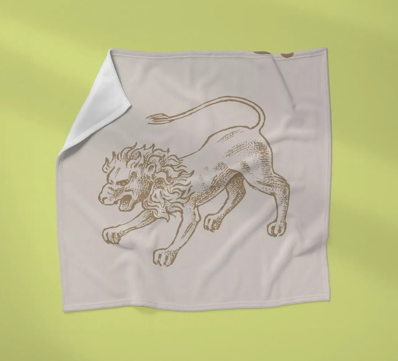 Leo coperta in pile da Flora & Fauna