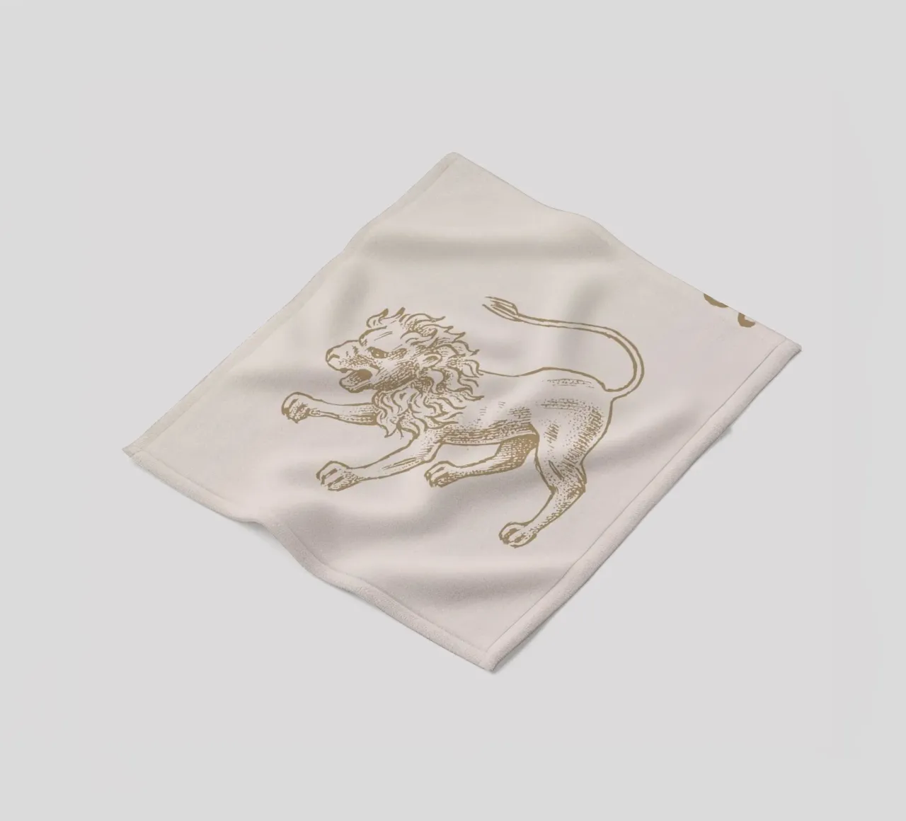 Leo coperta in pile da Flora & Fauna
