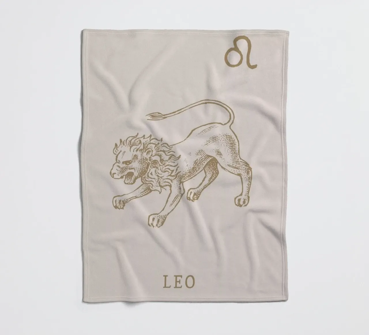 Leo coperta in pile da Flora & Fauna