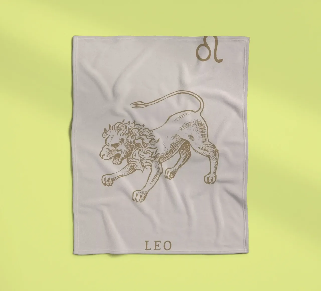 Leo coperta in pile da Flora & Fauna