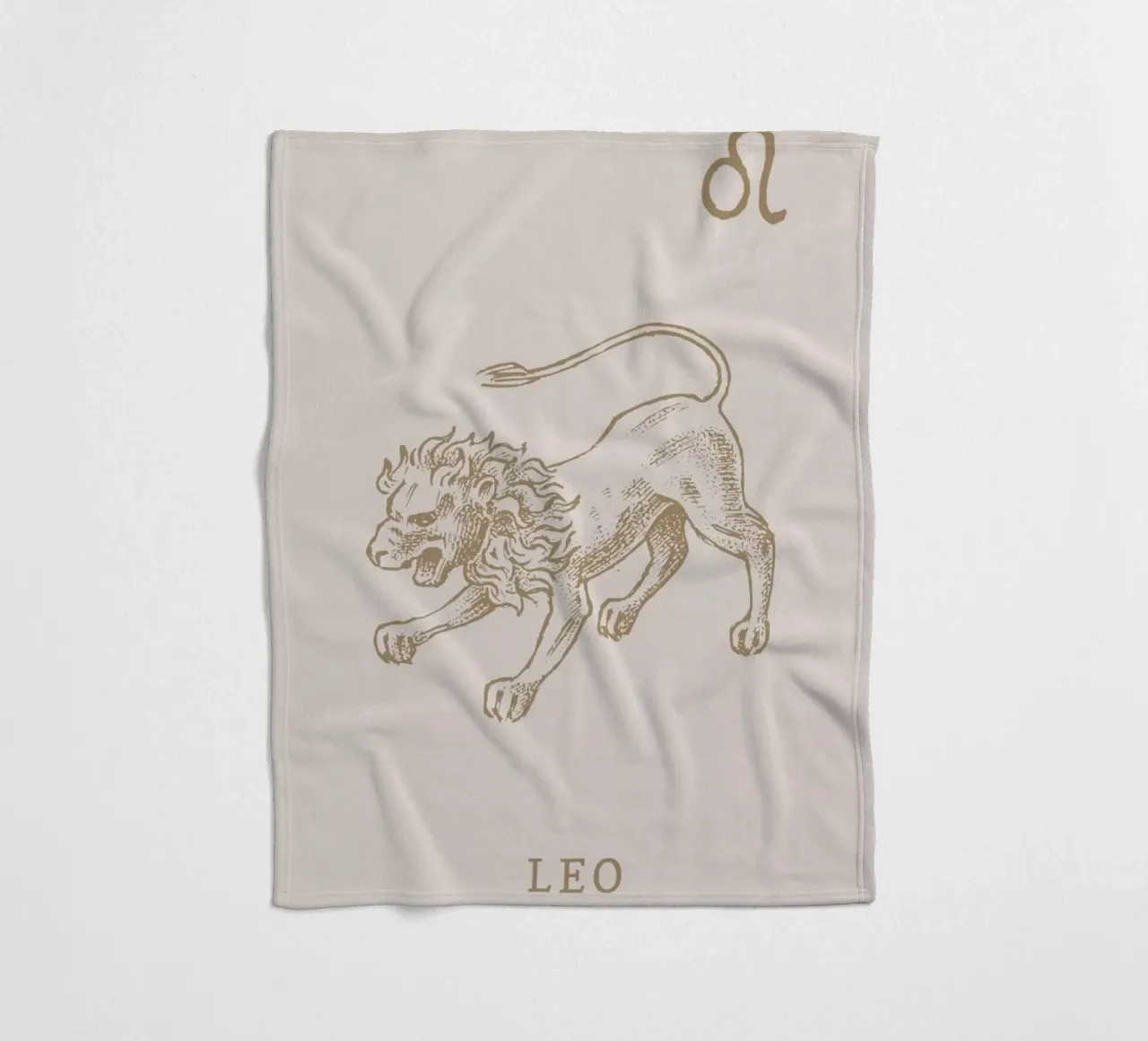 Leo coperta in pile da Flora & Fauna