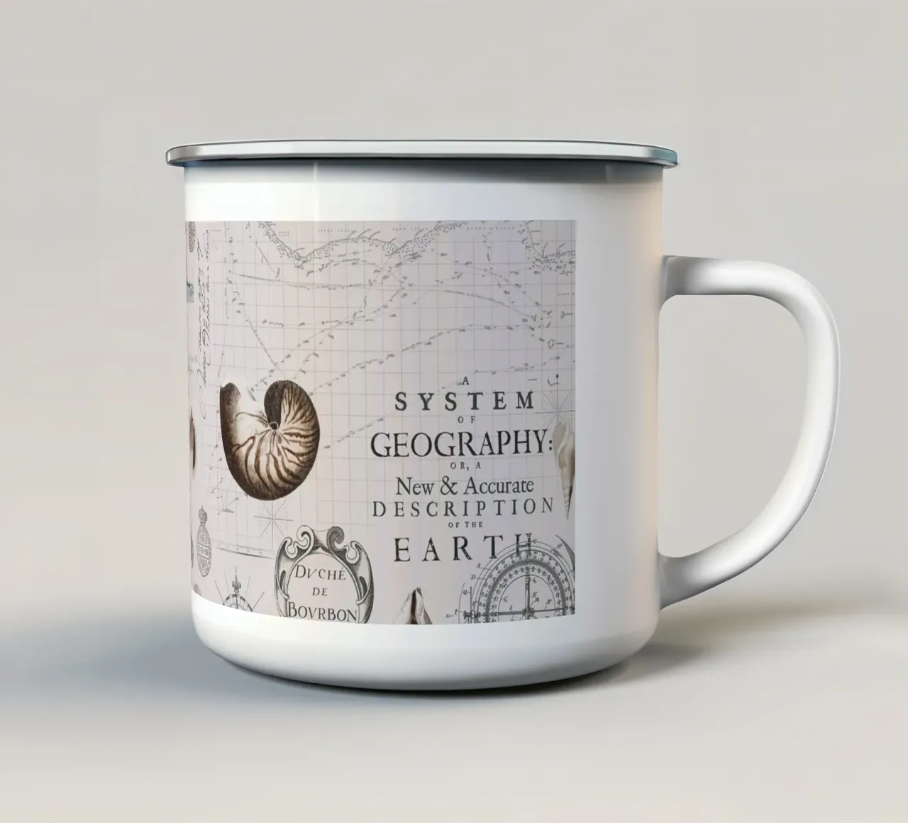 Viaggio nostalgico dei sette mari tazza in smalto da Andrea Haase Vintage World