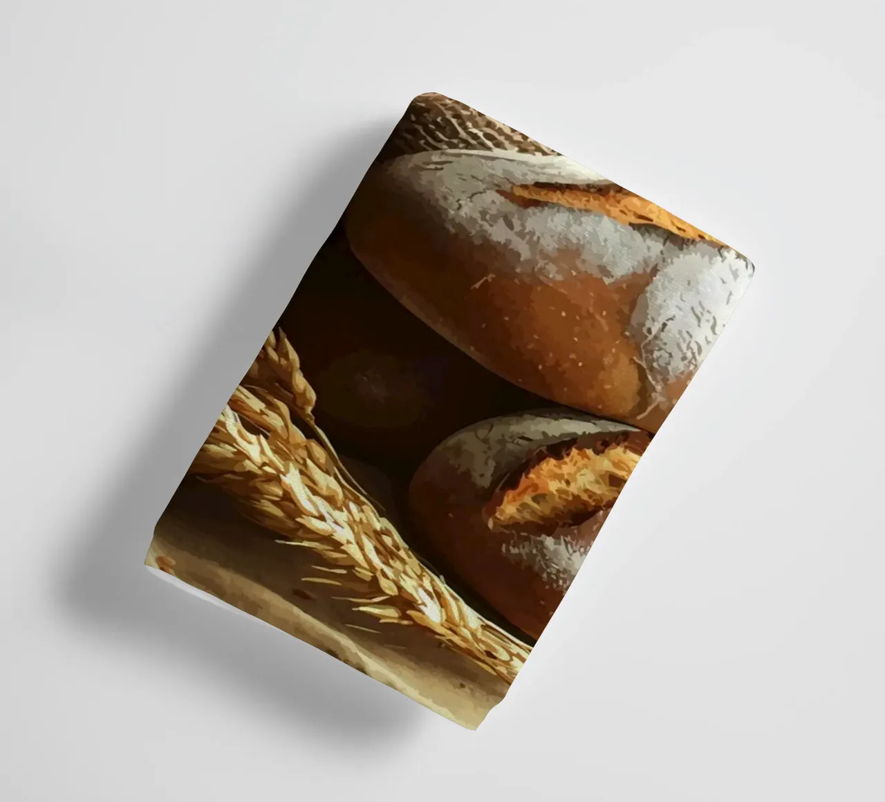 Wheat sack with loaves of bread towel by pixelbull - medieval art and more