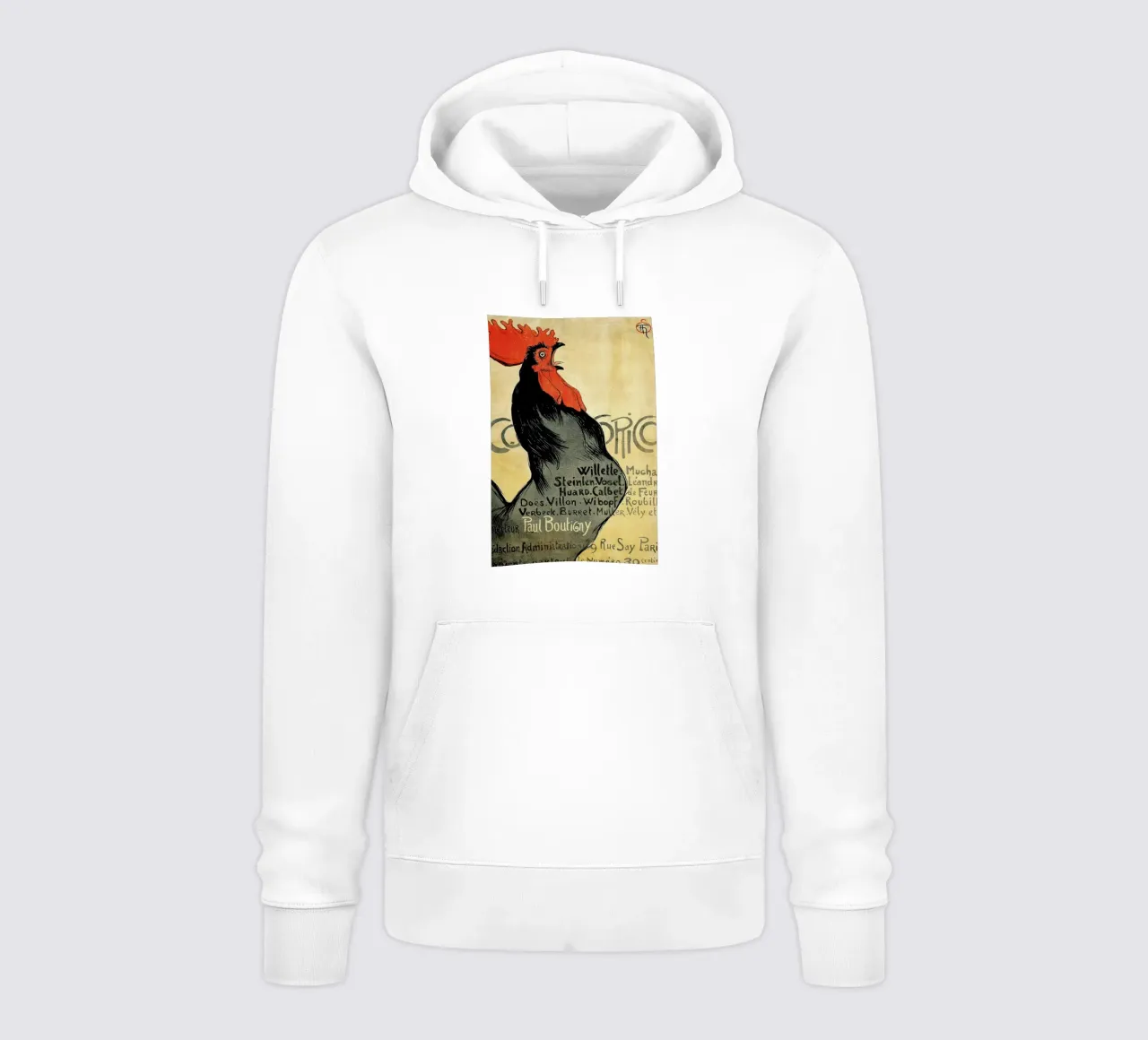 Théophile-Alexandre Steinlen - Cocorico felpa con cappuccio da ARTOTHEK