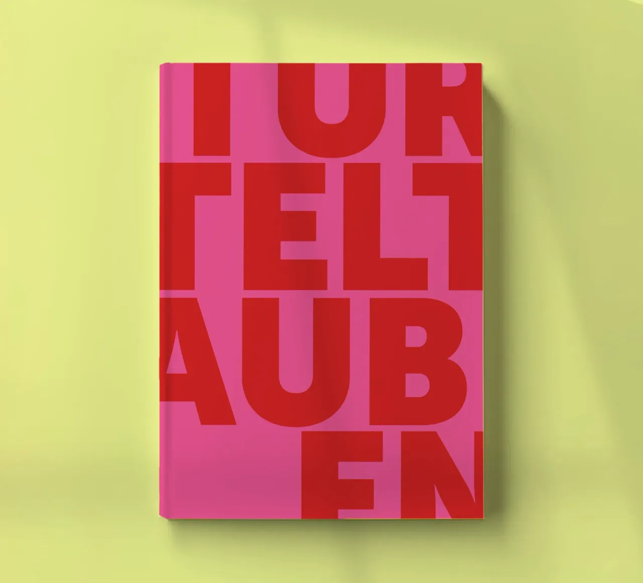 Rosa Turteltauben notebook by studio salü
