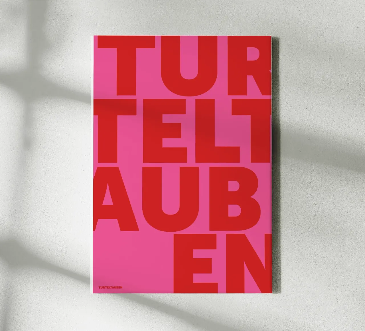 Rosa Turteltauben canvas by studio salü
