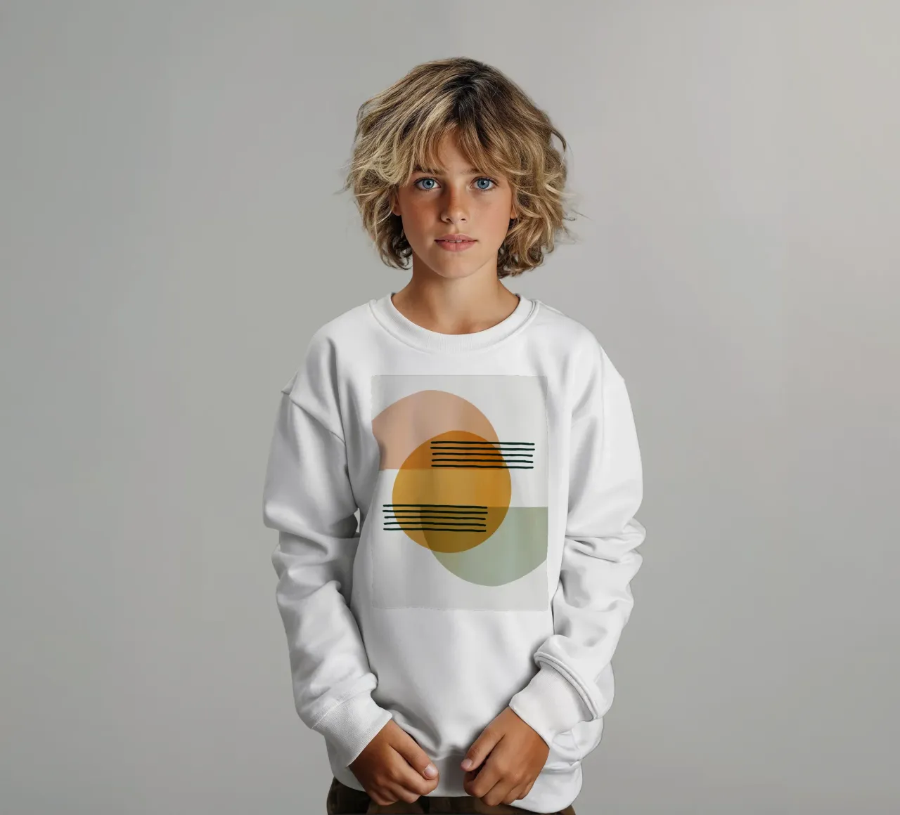 arte minimalista I felpa bambino da 🎁 ARTVI-SHOP