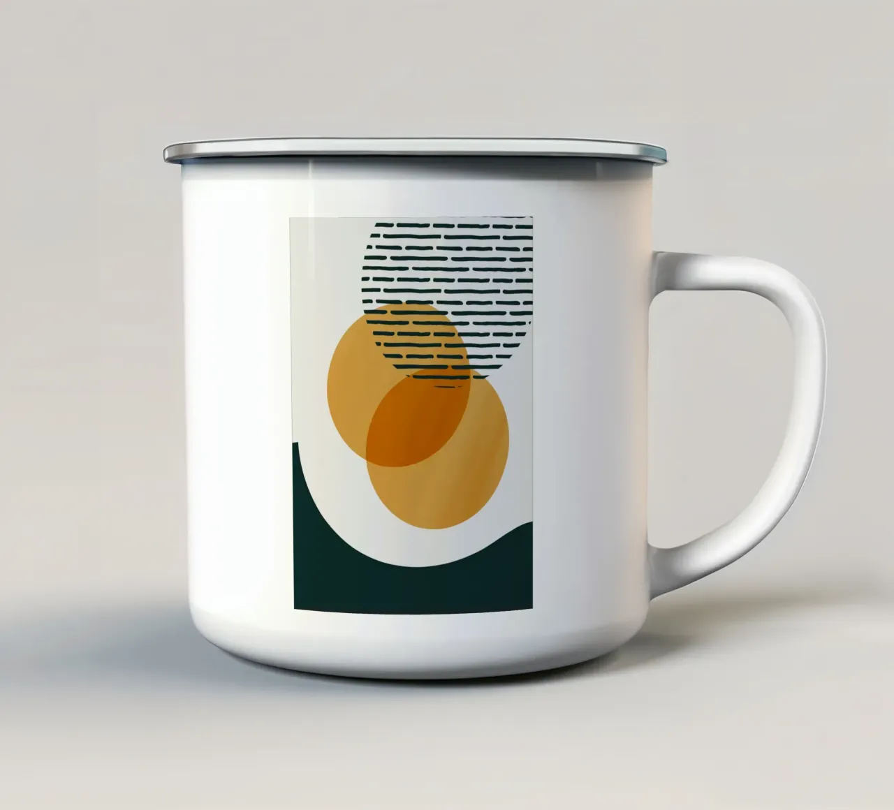 arte minimalista III tazza in smalto da ARTVI-SHOP