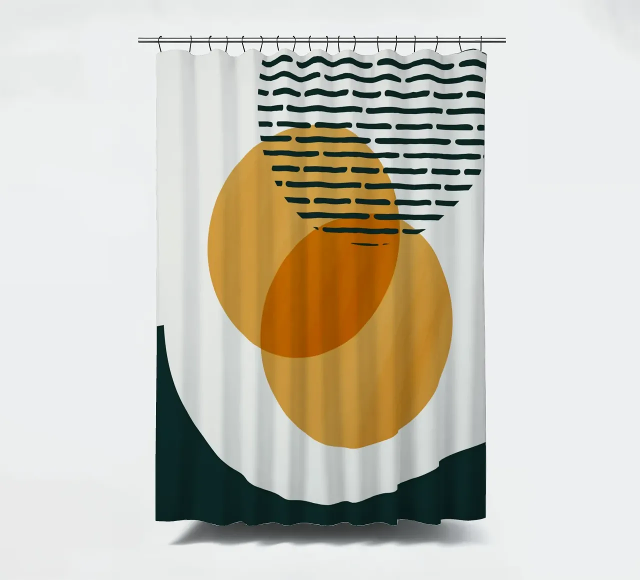 Minimalistische Kunst III Duschvorhang von 🎁 ARTVI-SHOP
