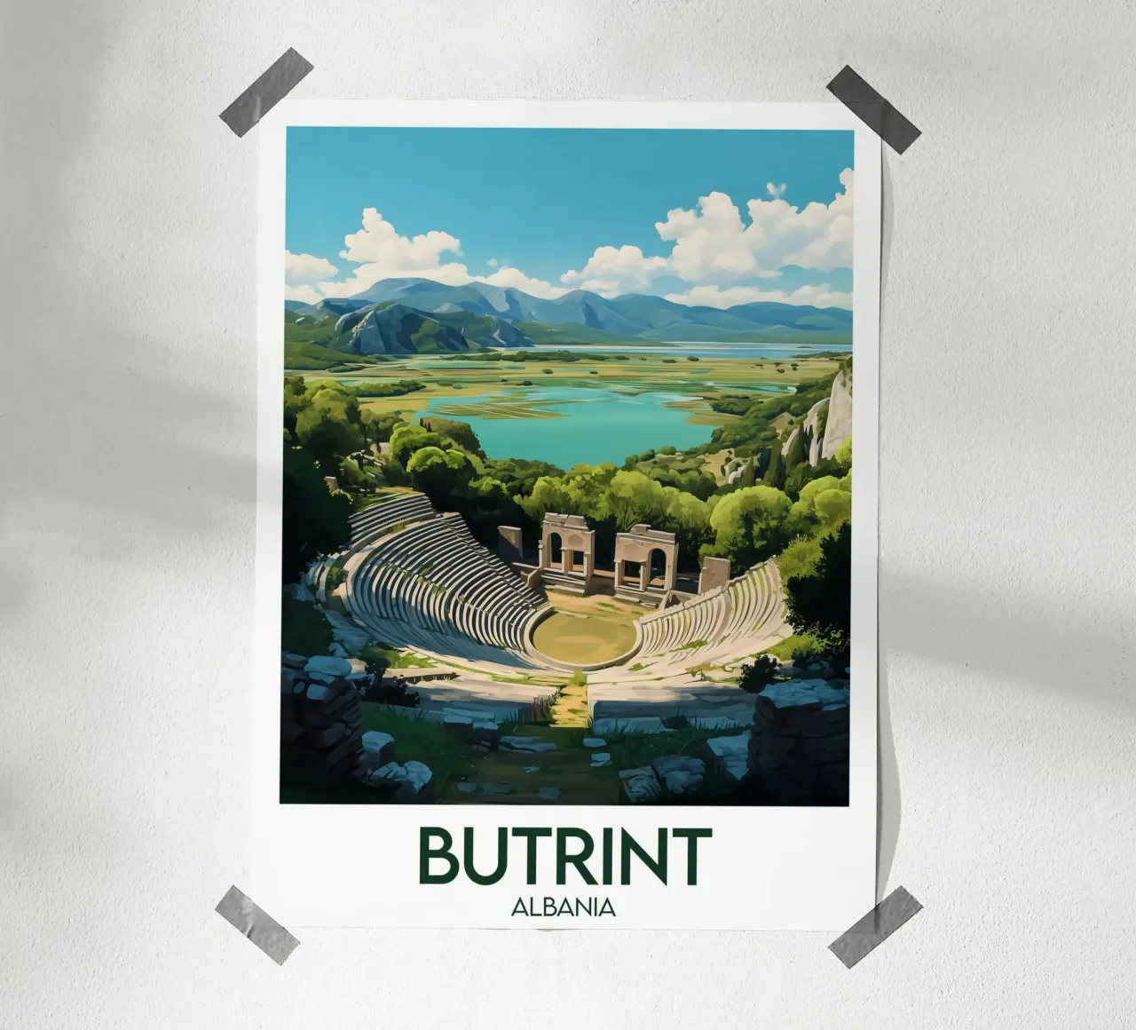 Affiche Butrint poster da Frame the World