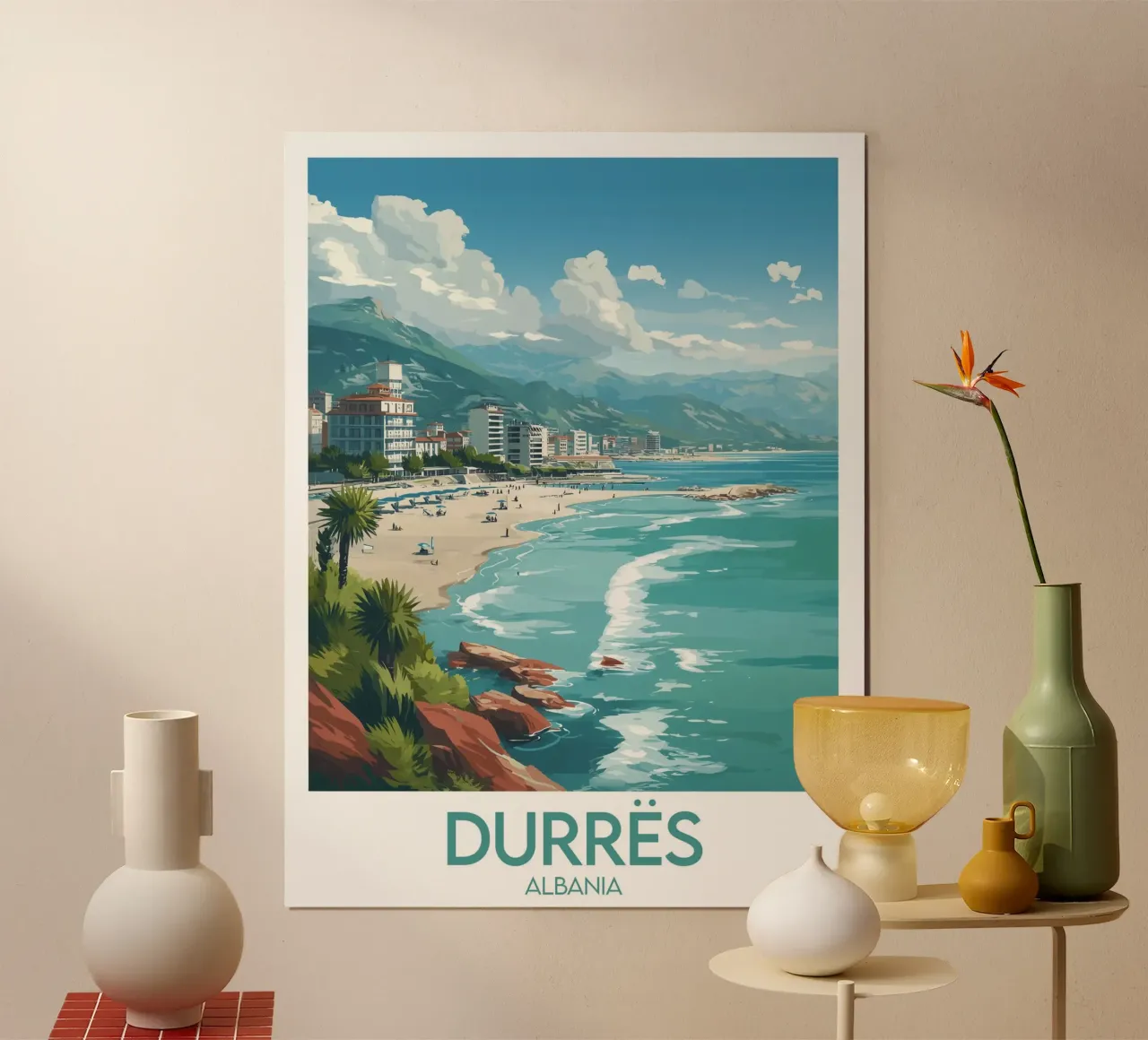 Affiche Durrës poster da Frame the World