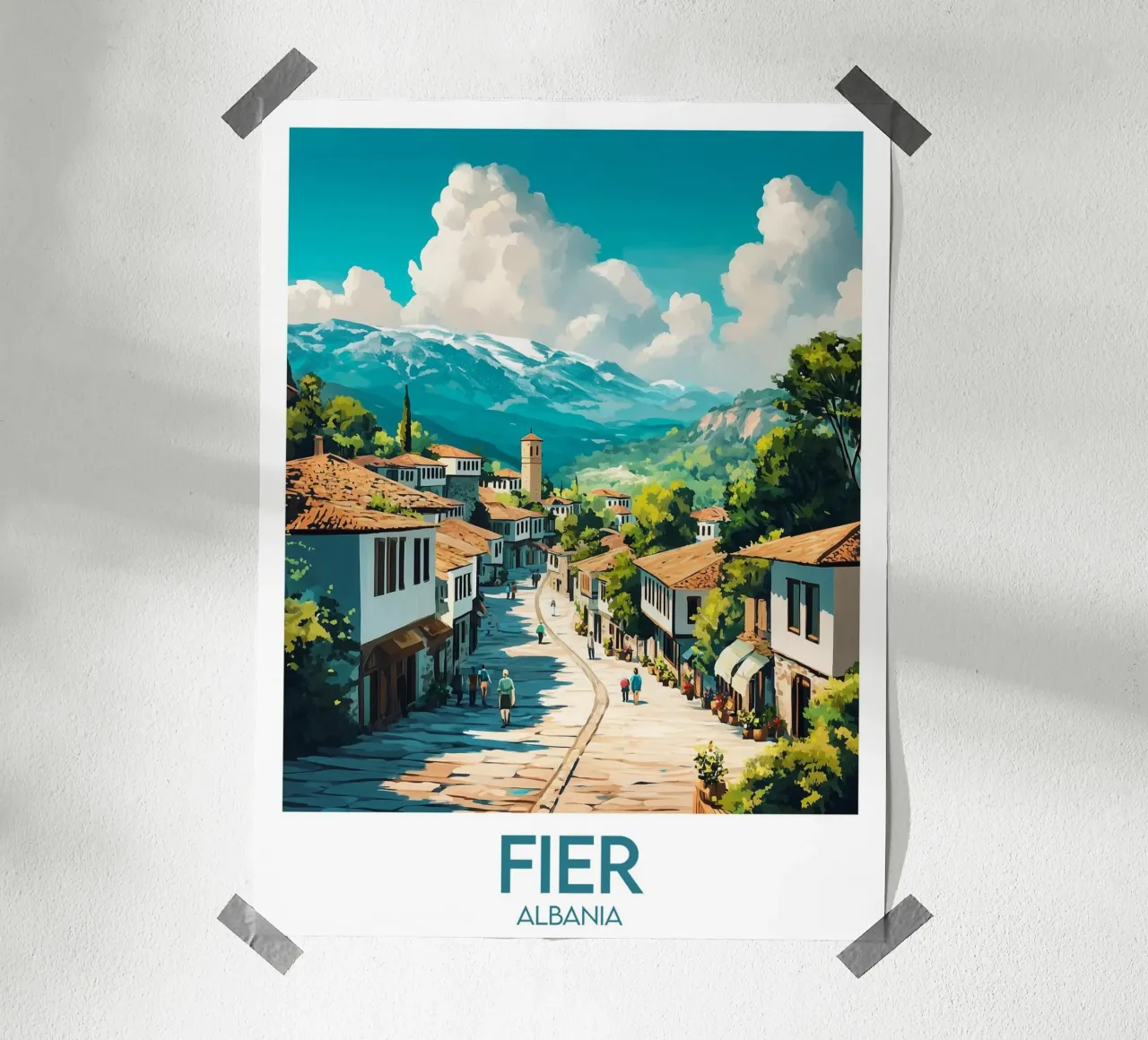 Affiche Fier poster con telaio in plastica da Frame the World
