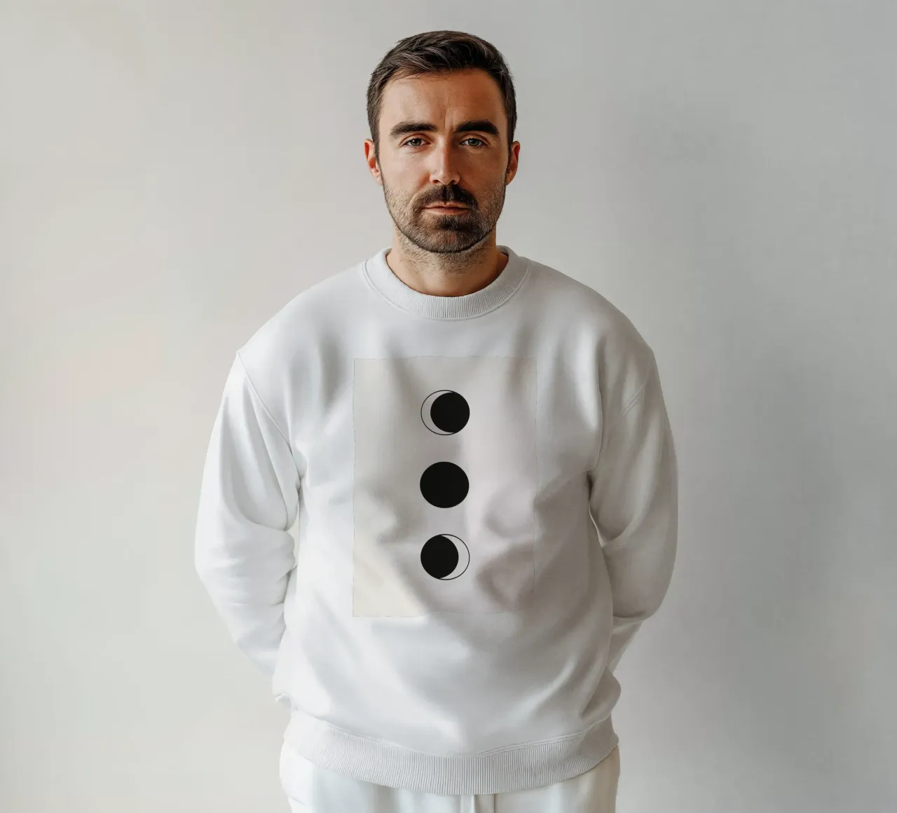 Vertical Moons felpa da daylight design studio