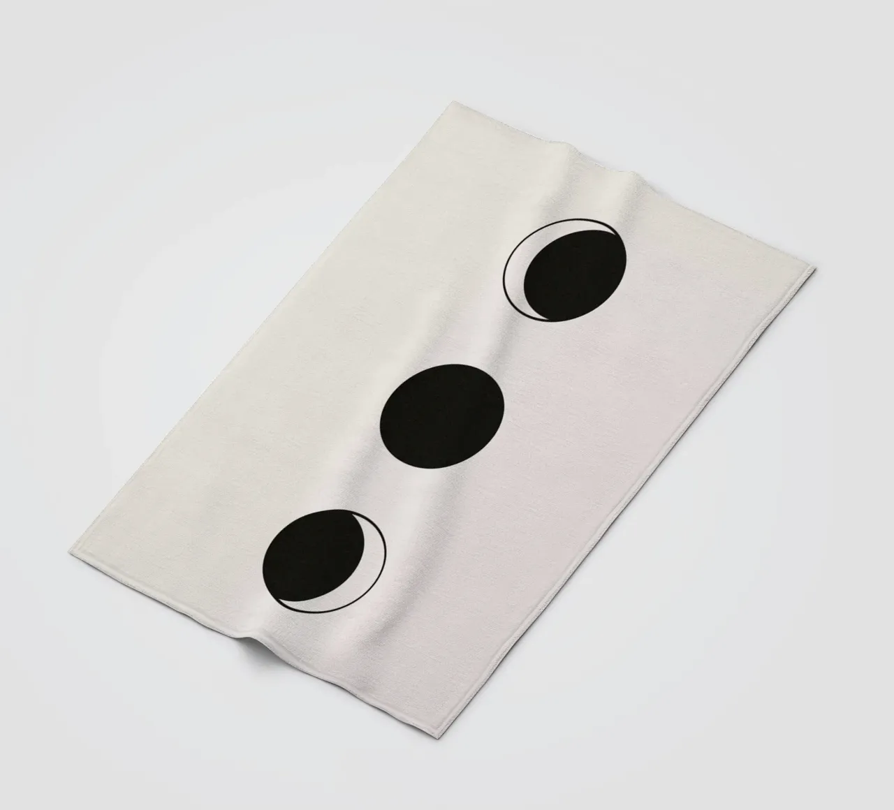 Vertical Moons Fleecedecke von daylight design studio