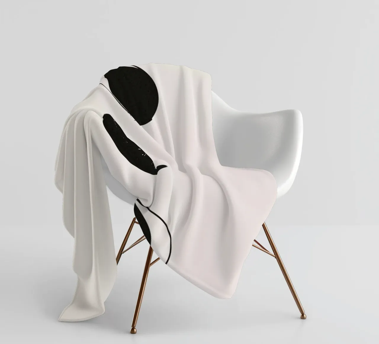 Vertical Moons Fleecedecke von daylight design studio