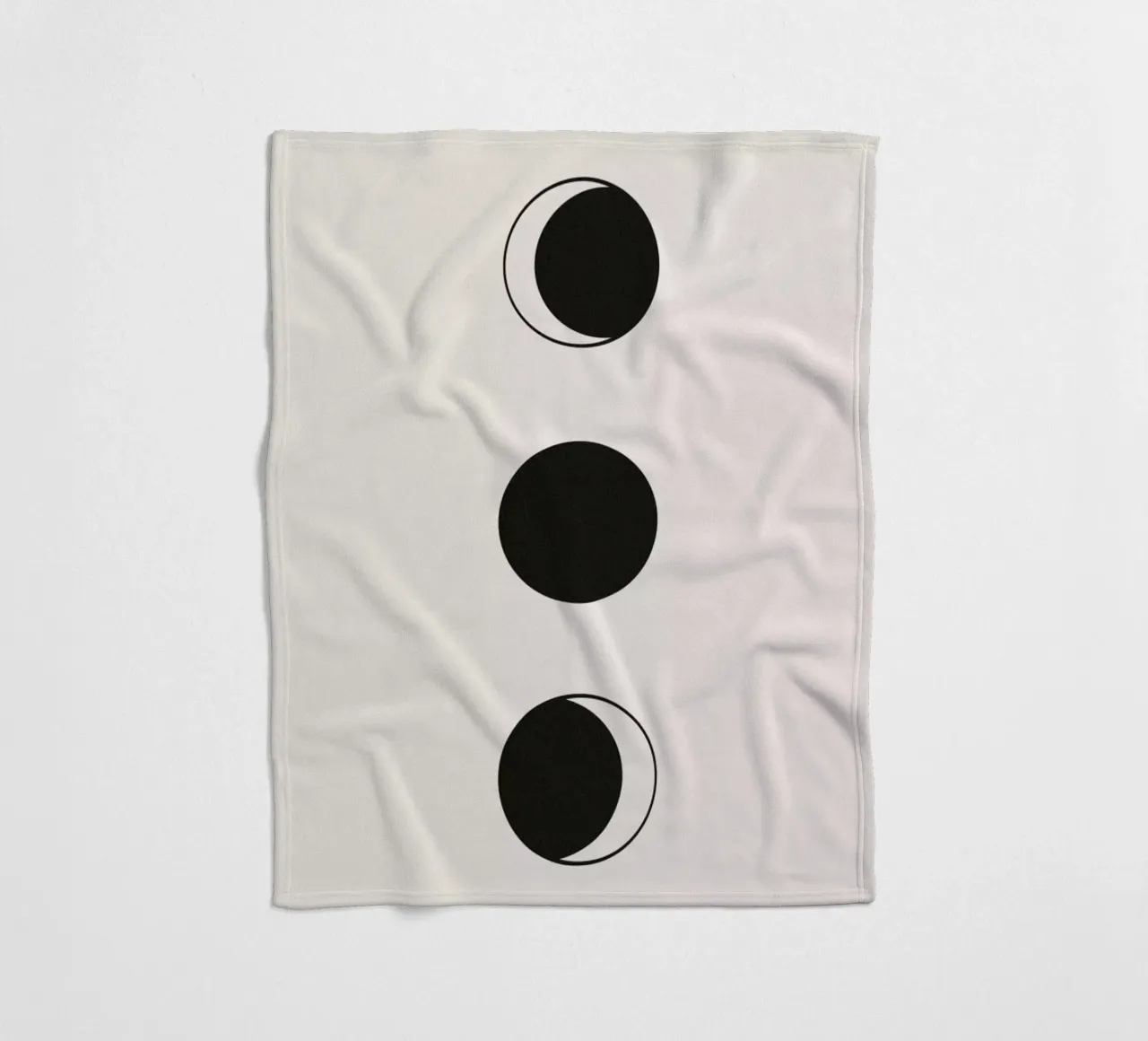 Vertical Moons Fleecedecke von daylight design studio