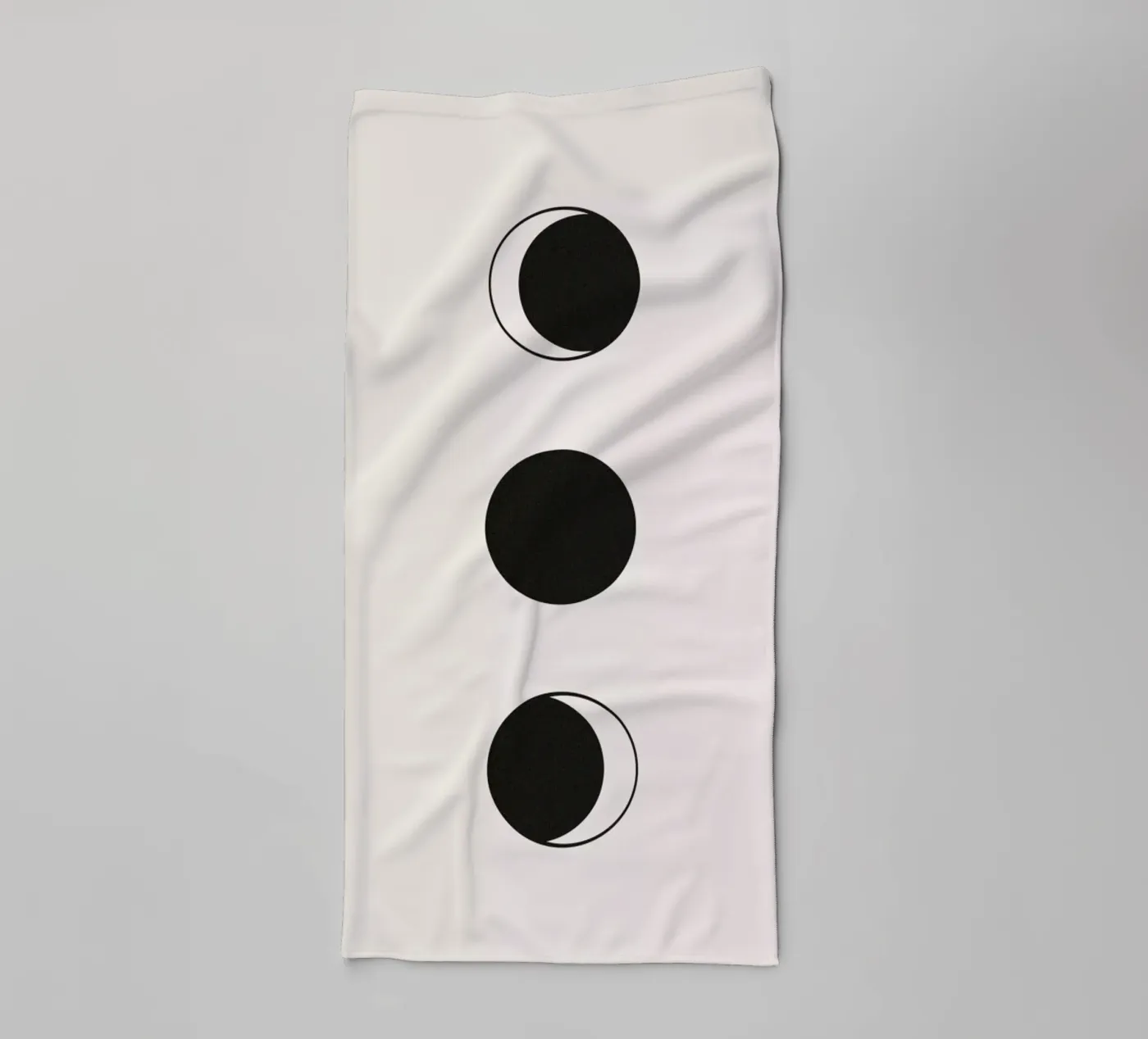 Vertical Moons towel by daylight design studio