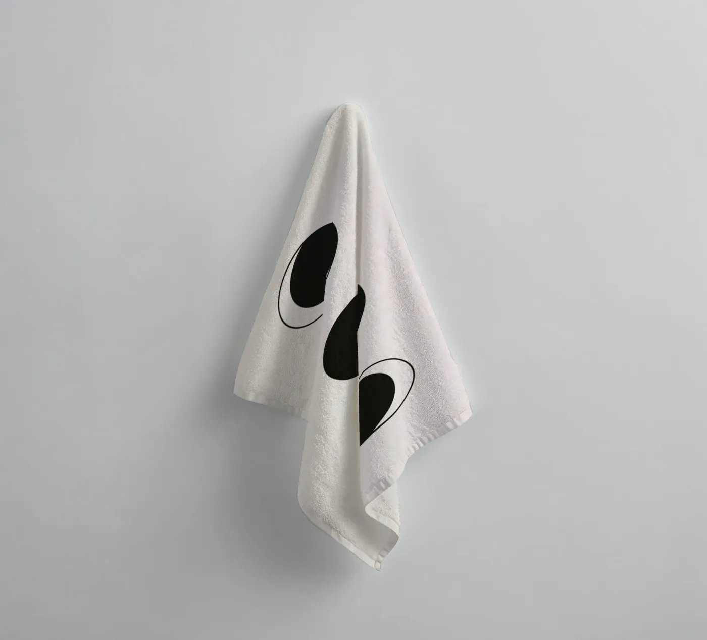 Vertical Moons towel by daylight design studio