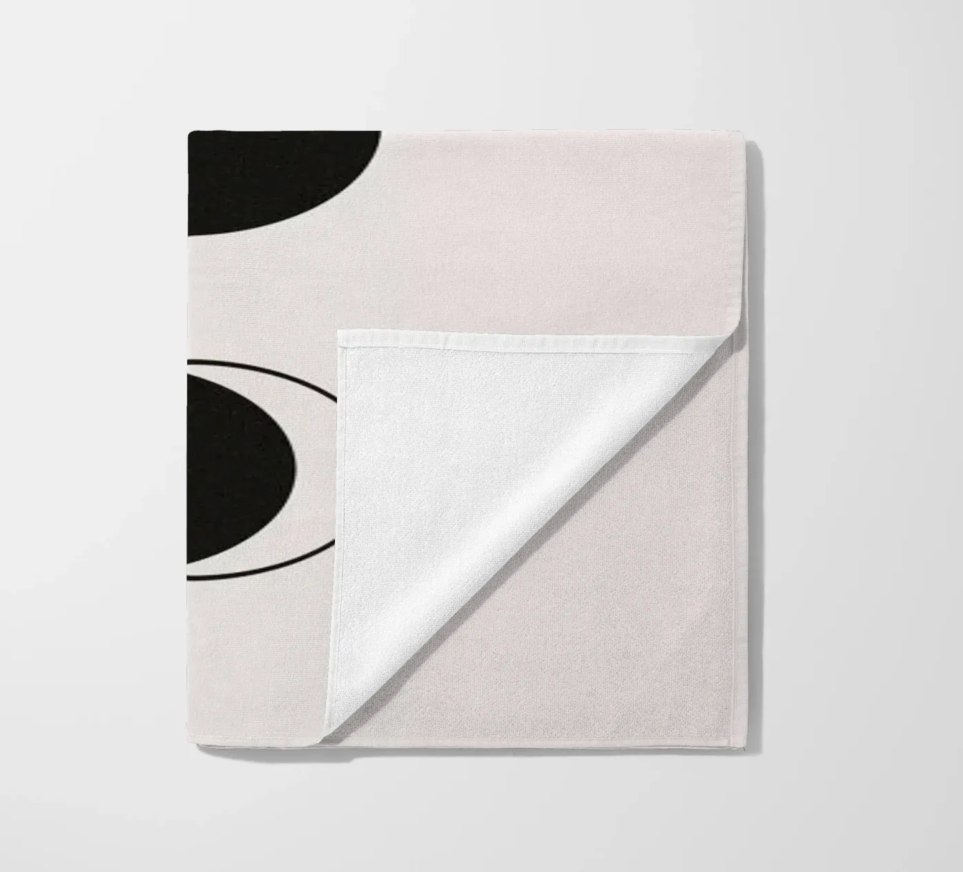 Vertical Moons beach towel by daylight design studio