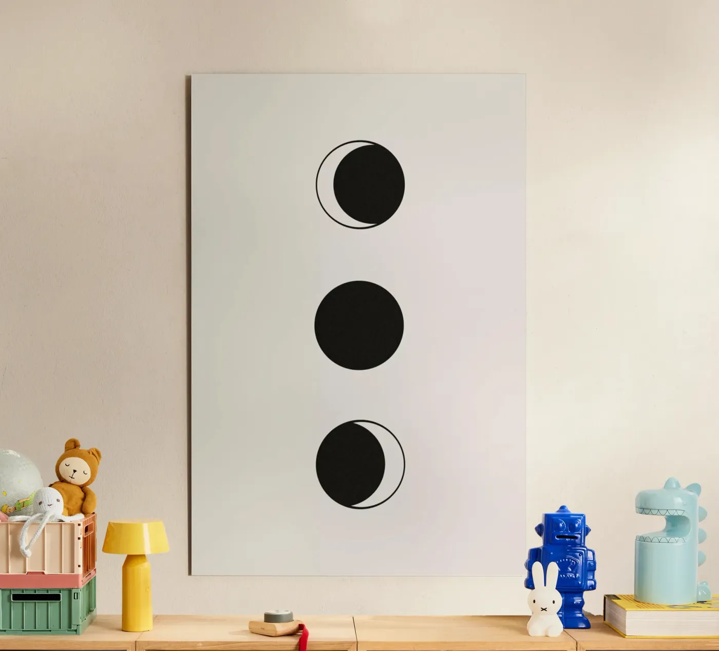 Vertical Moons forex plate by daylight design studio