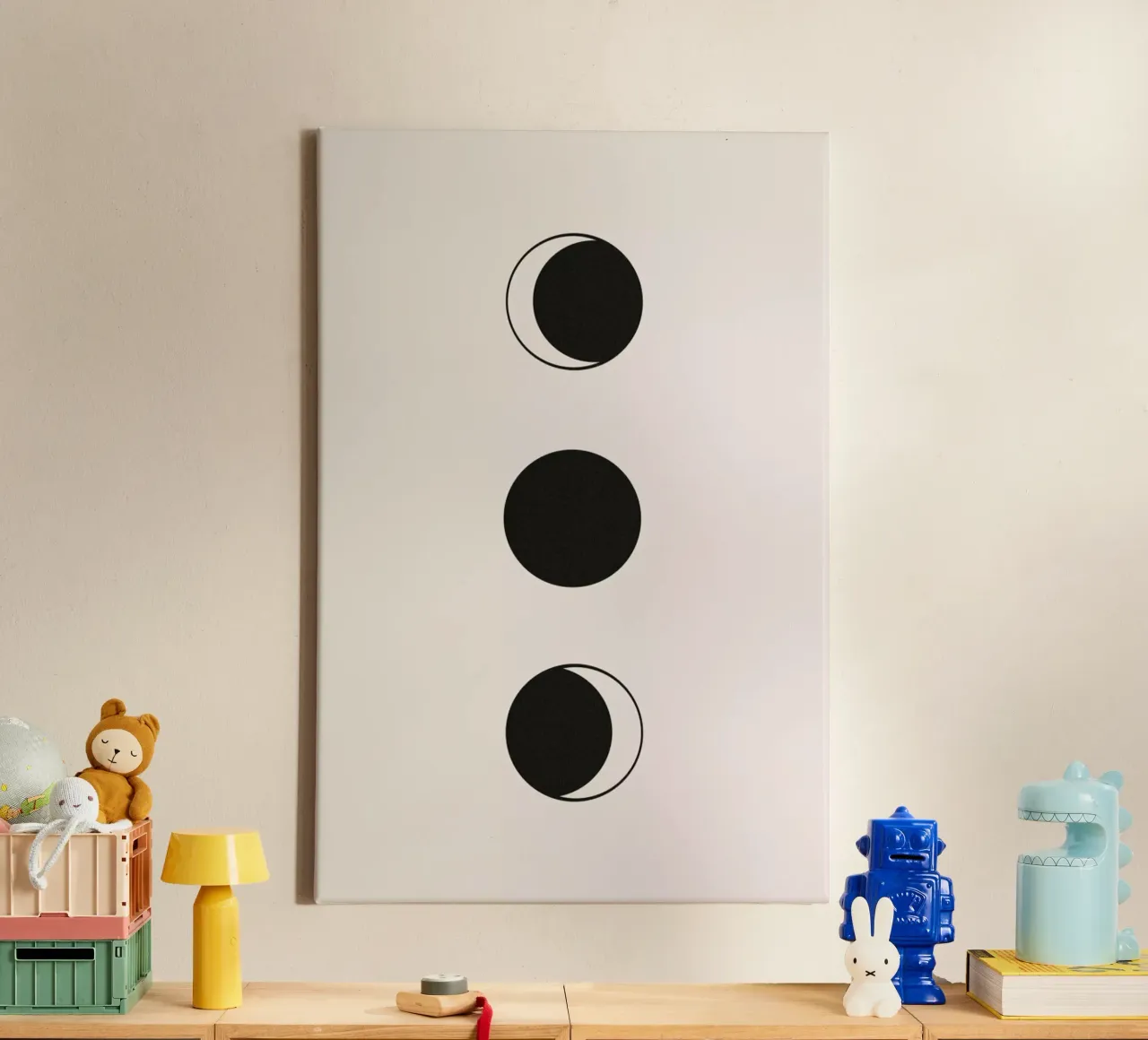 Vertical Moons toile de daylight design studio