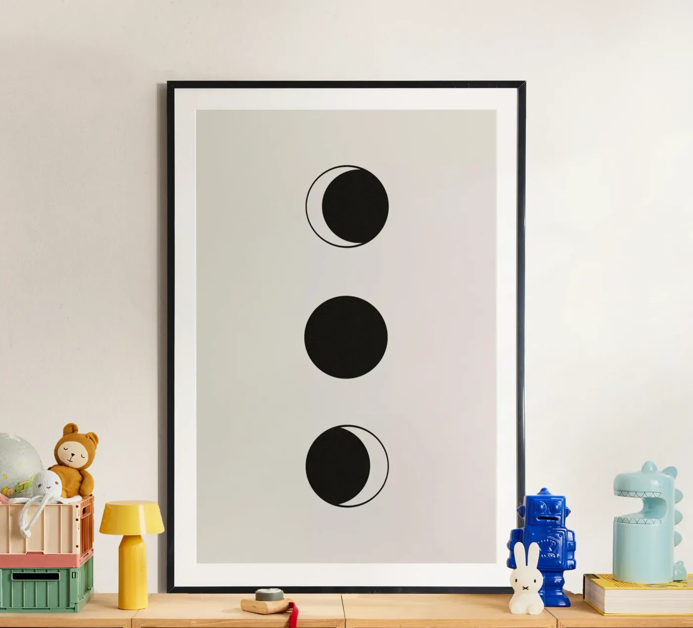 Vertical Moons Poster von daylight design studio