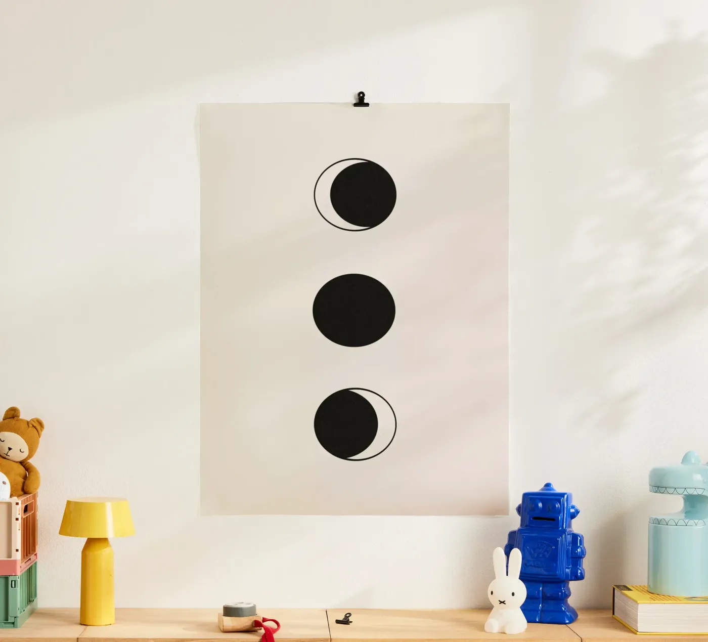 Vertical Moons Poster von daylight design studio