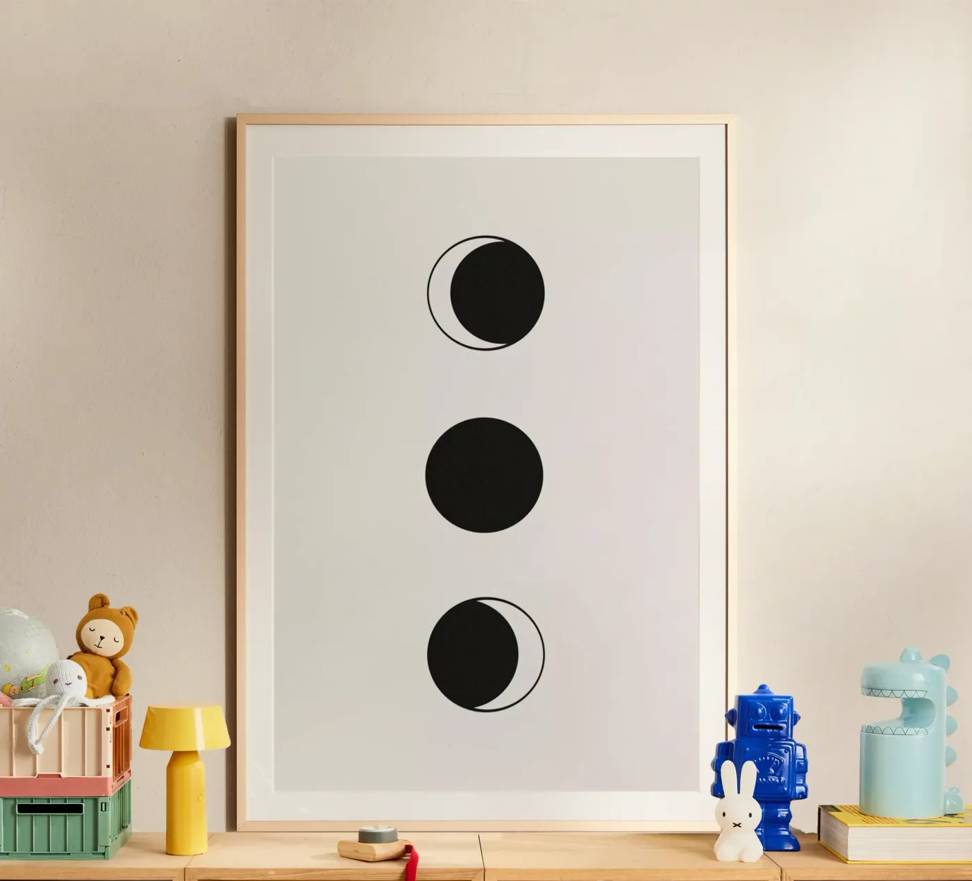 Vertical Moons Poster von daylight design studio