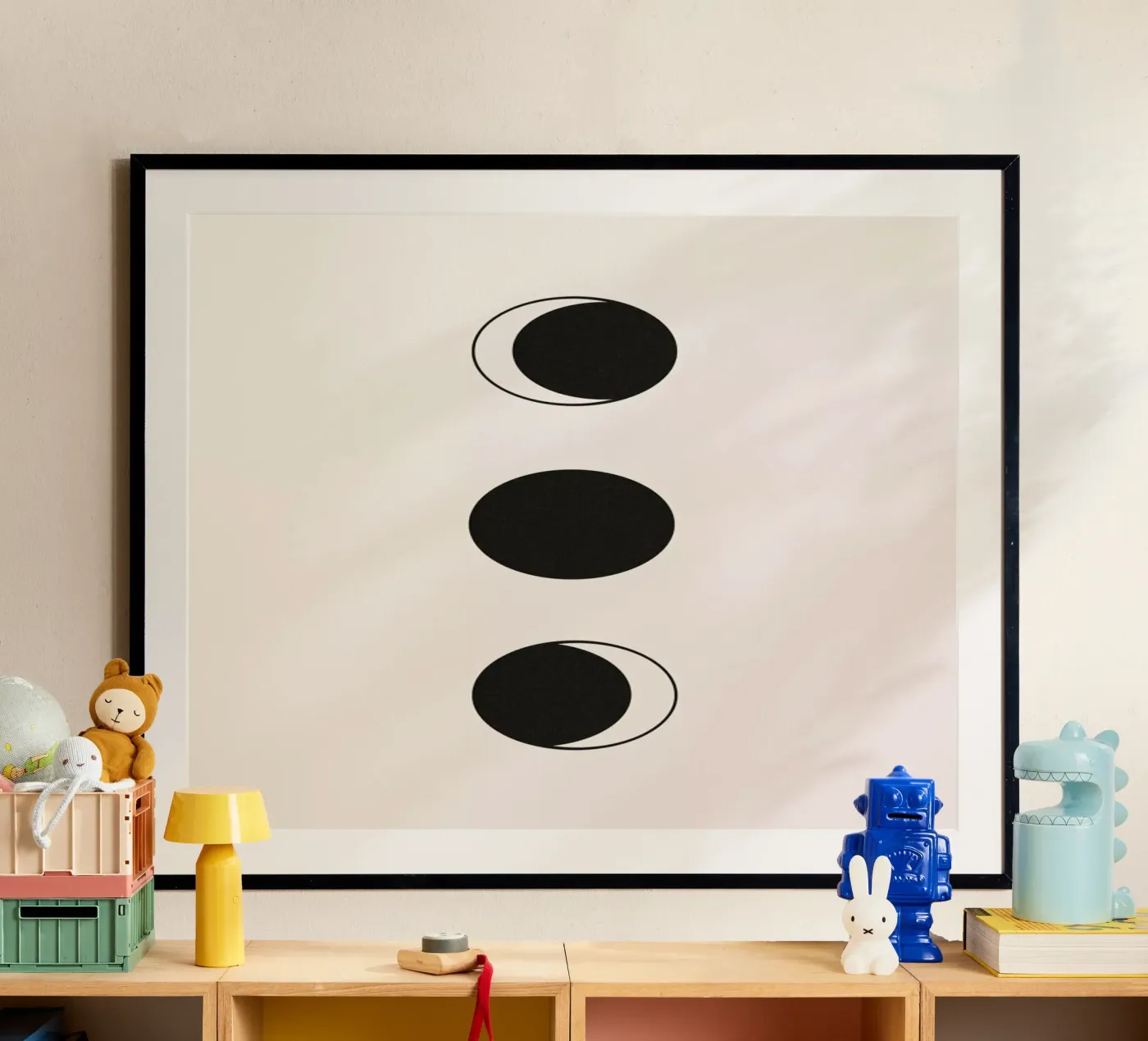 Vertical Moons Poster von daylight design studio