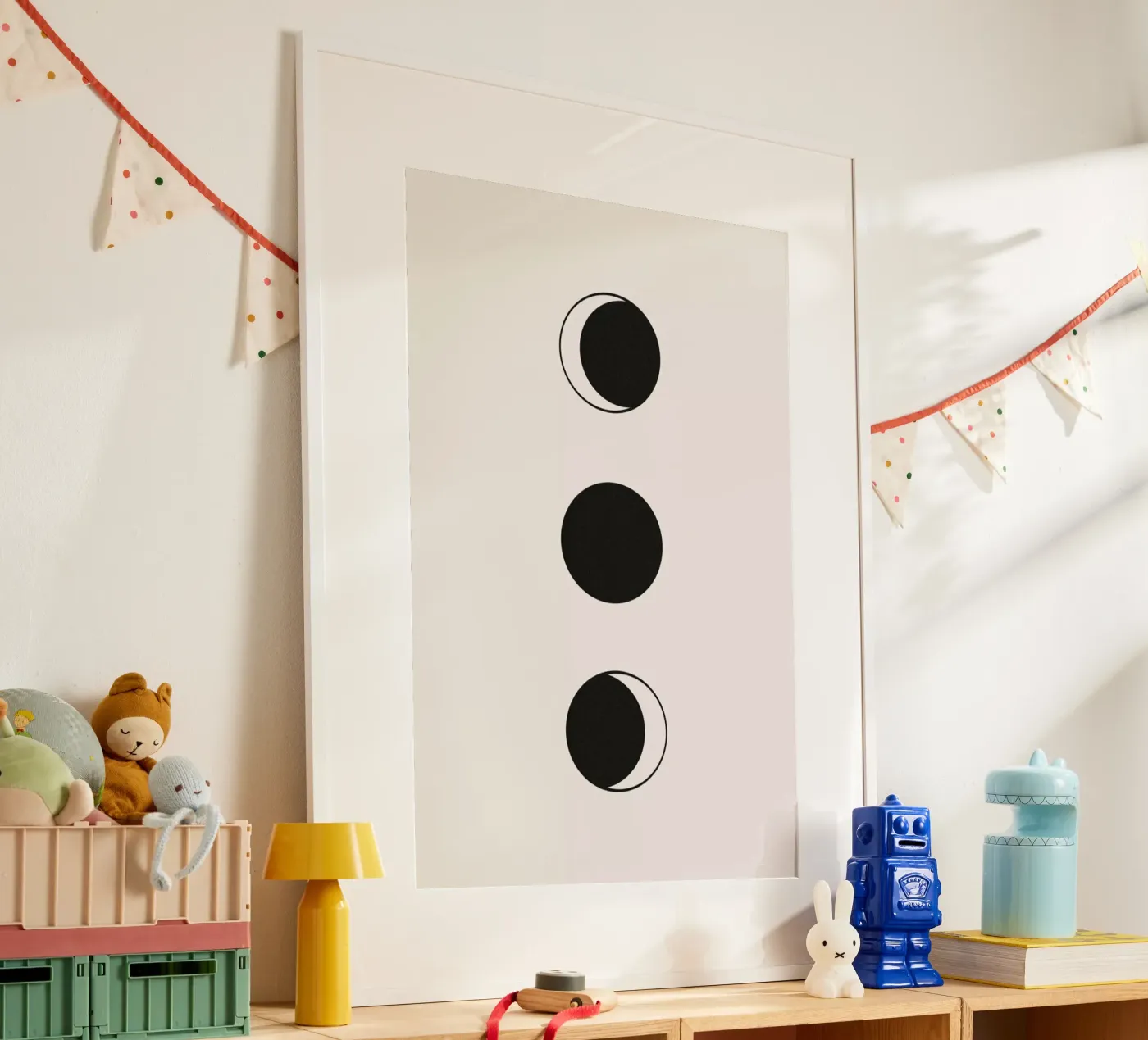 Vertical Moons Poster von daylight design studio