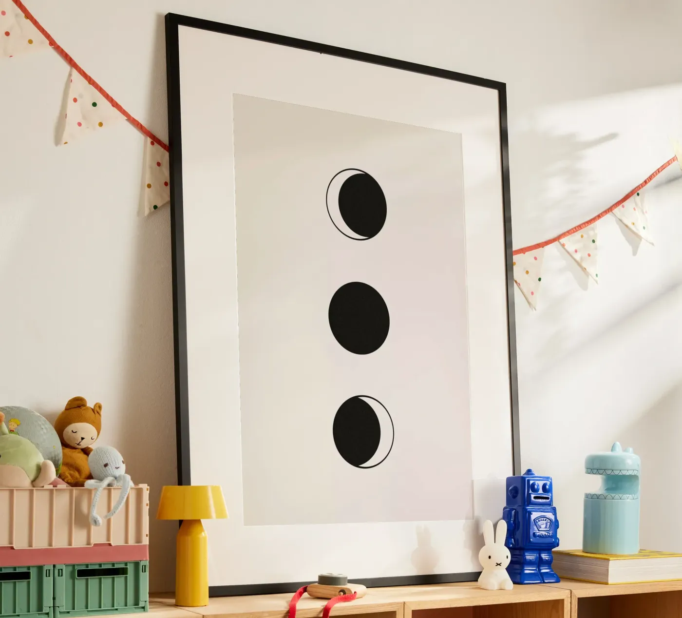 Vertical Moons poster van daylight design studio
