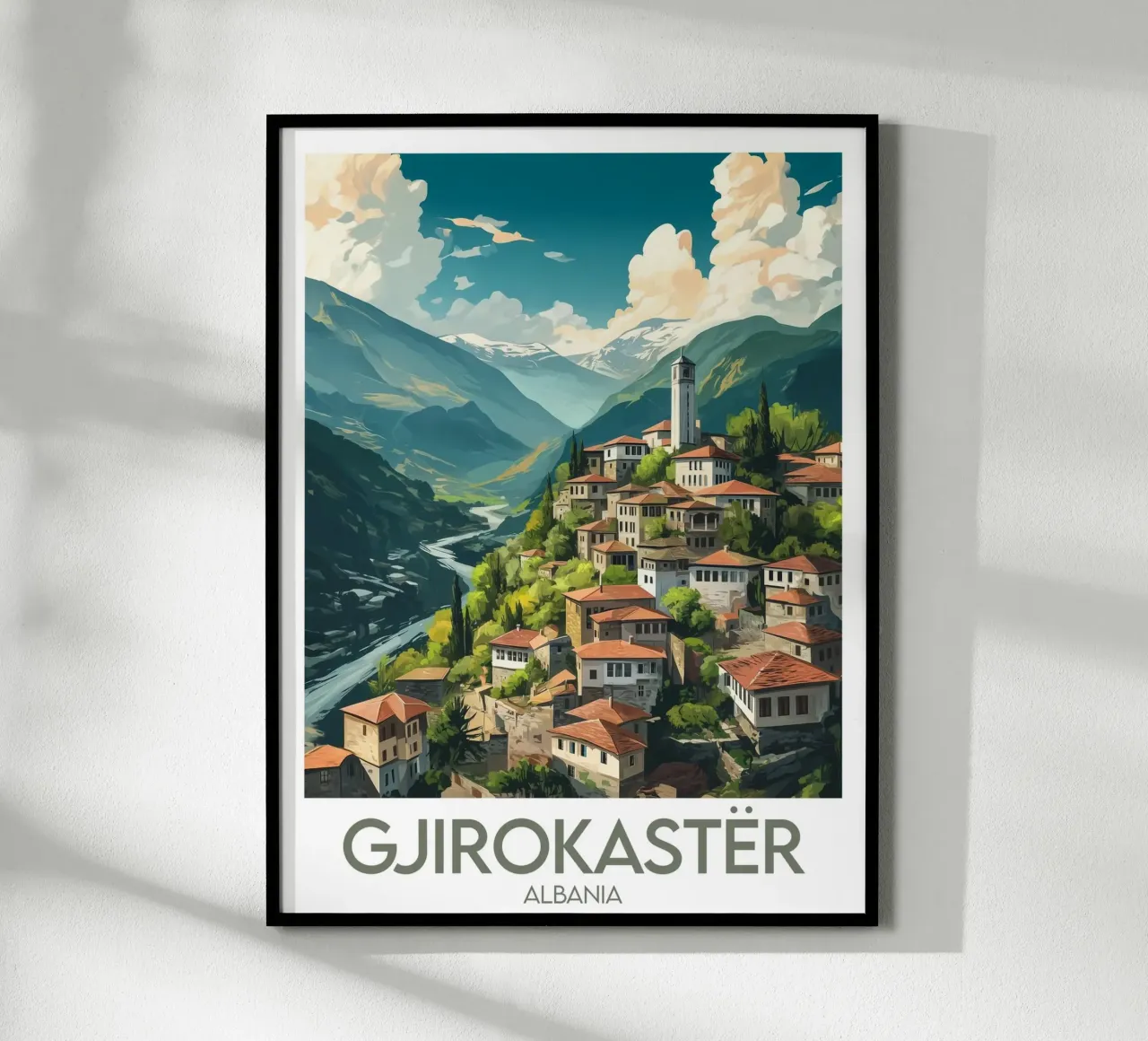 Affiche Gjirokastër poster da Frame the World