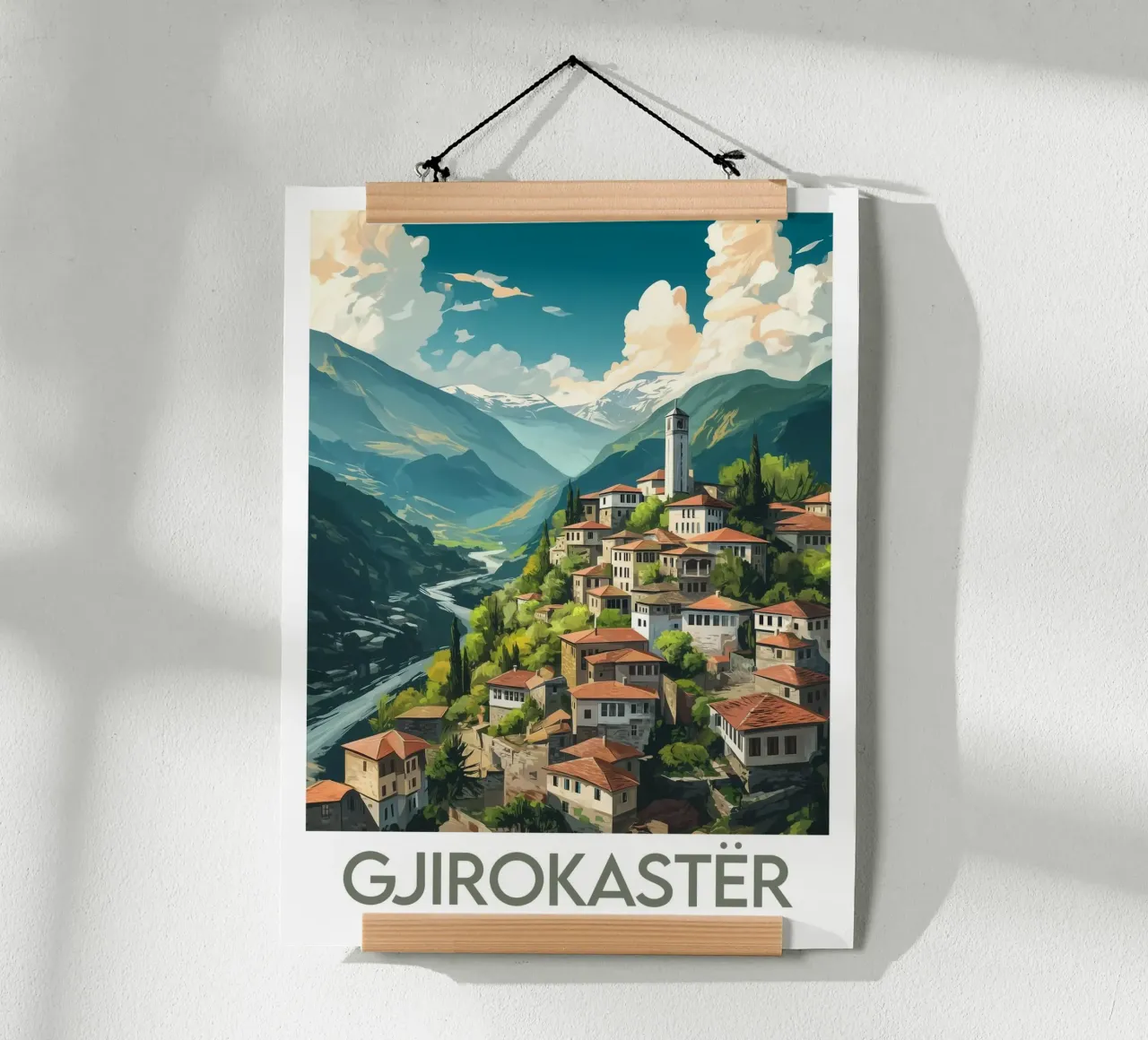 Affiche Gjirokastër poster da Frame the World