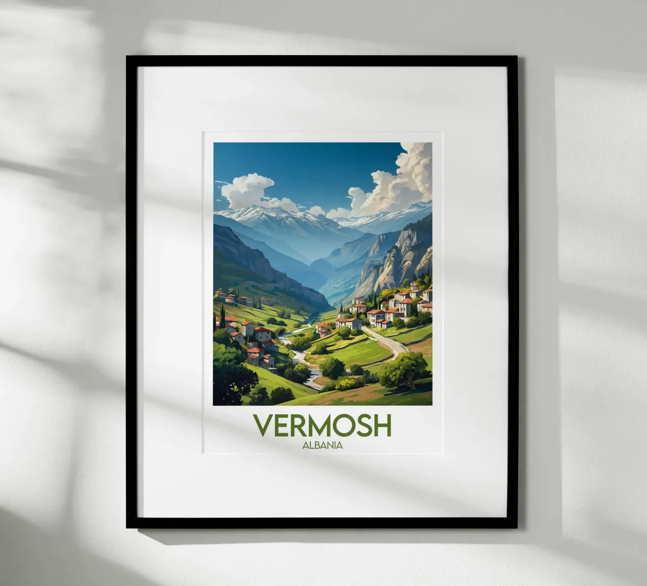 Affiche Vermosh poster con telaio in alluminio da Frame the World
