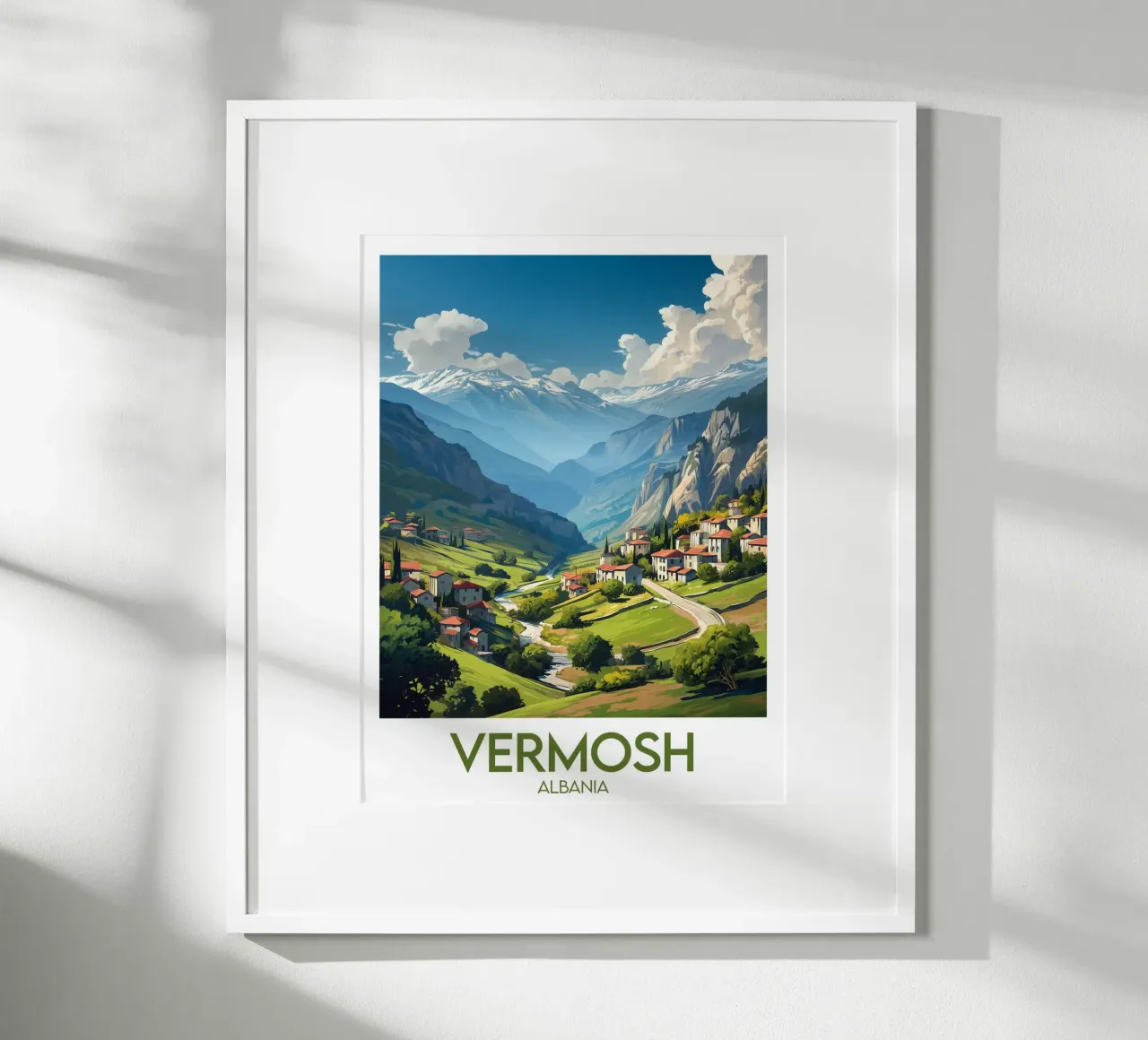 Affiche Vermosh poster con telaio in alluminio da Frame the World